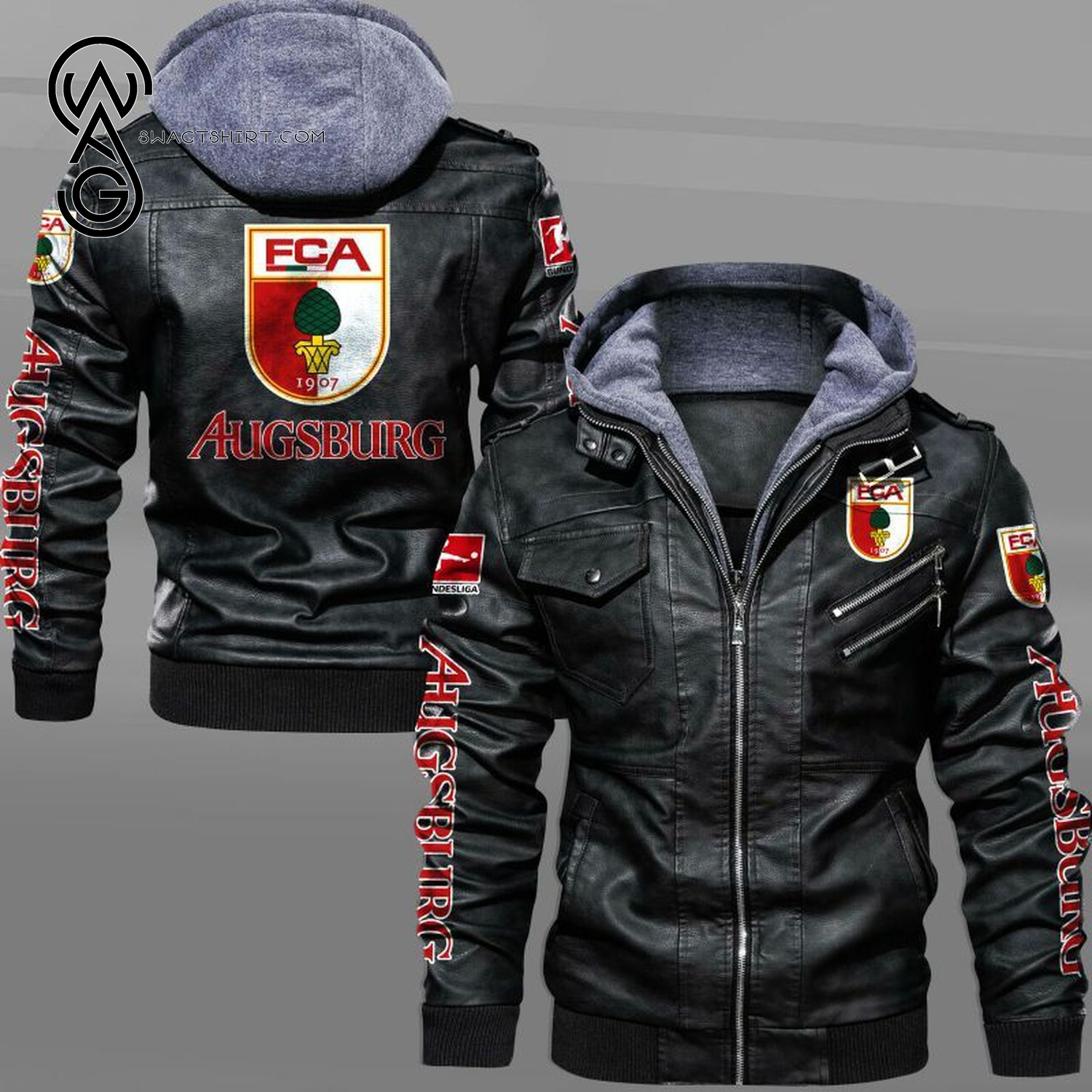 Augsburg Football Club Leather Jacket
