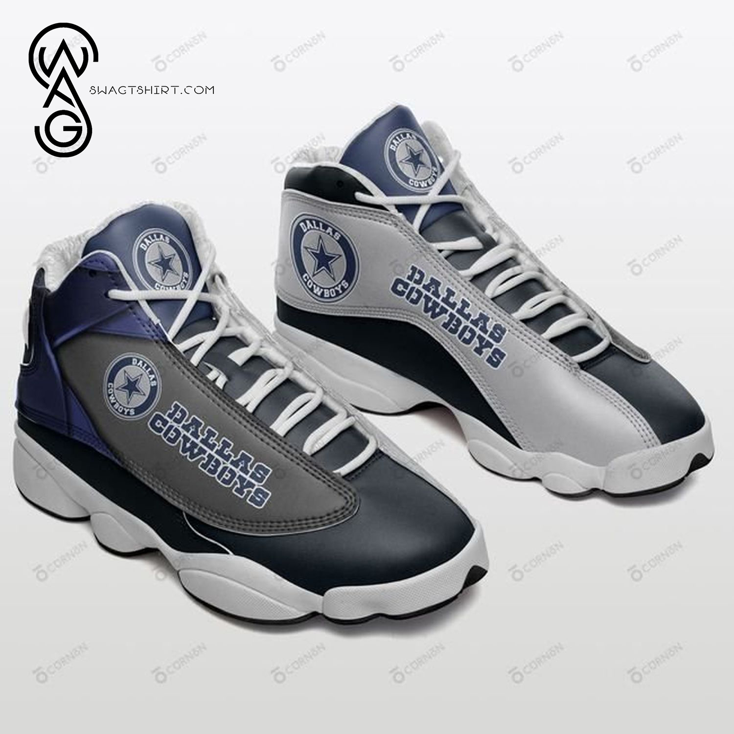 Dallas Cowboys Football Team Air Jordan 13 Shoes