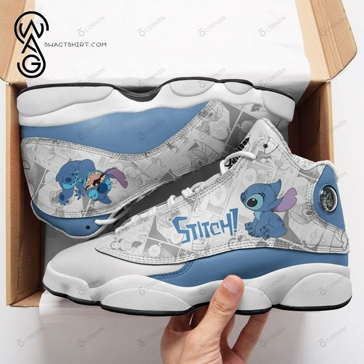 Lilo And Stitch Air Jordan 13 Shoes
