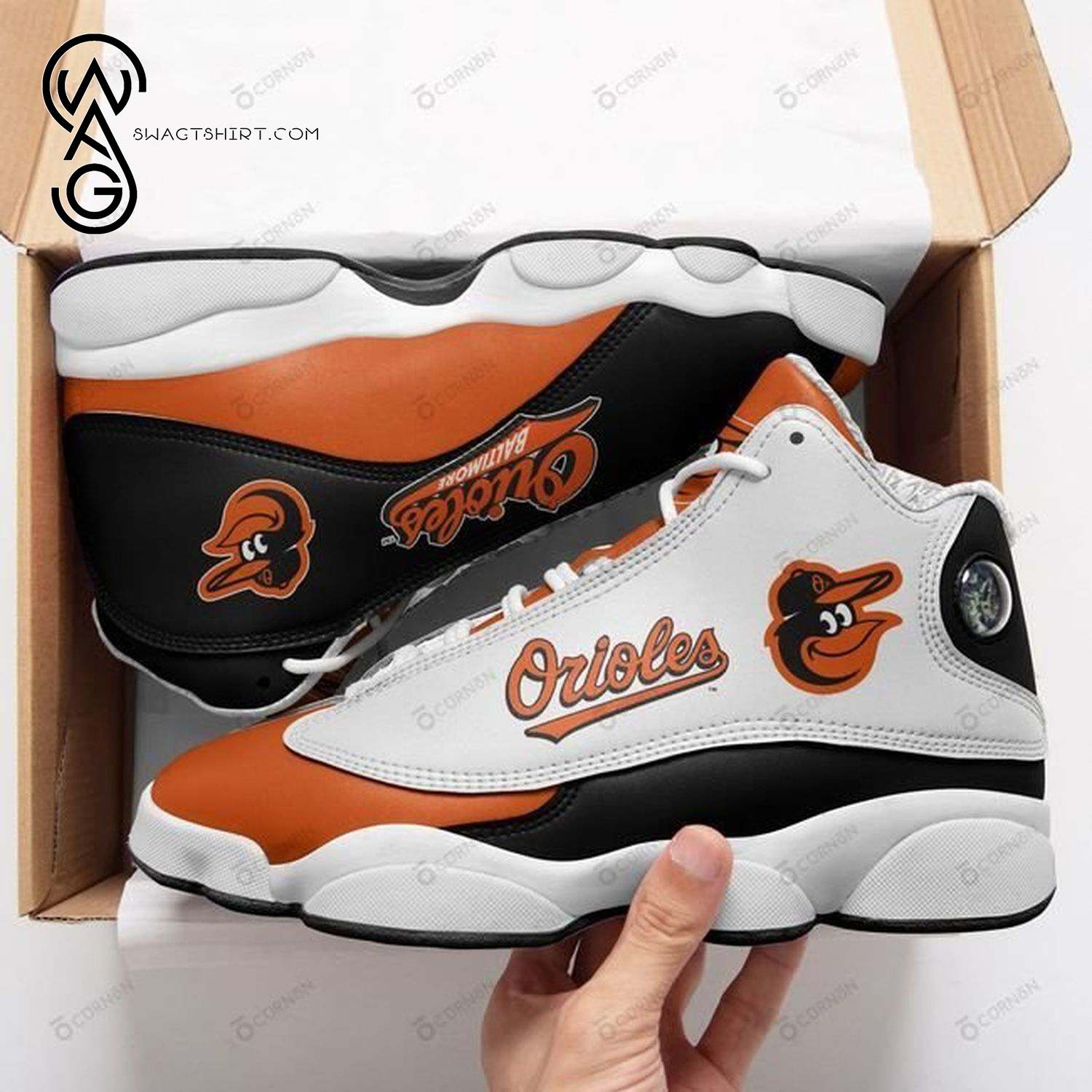 MLB Baltimore Orioles Air Jordan 13 Shoes