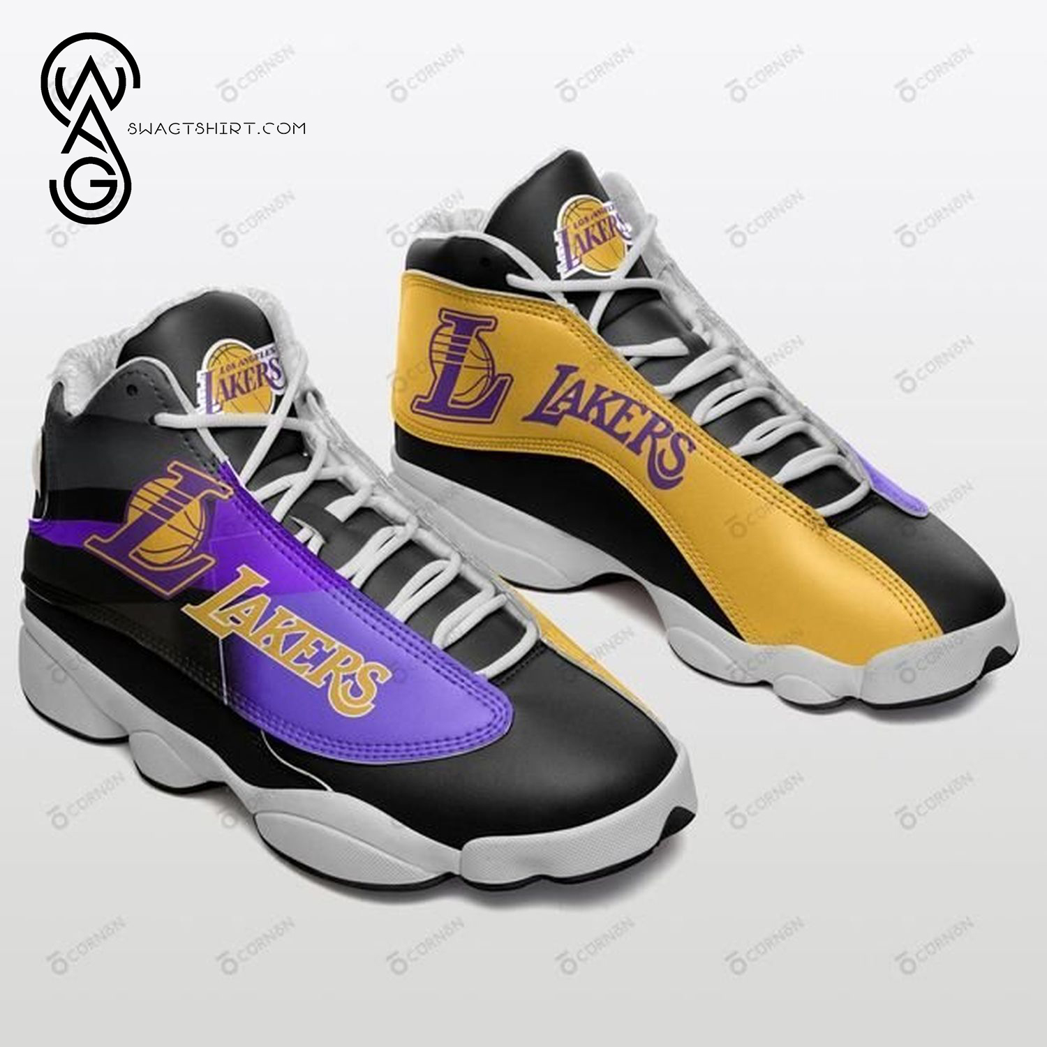 NBA Los Angeles Lakers Air Jordan 13 Shoes