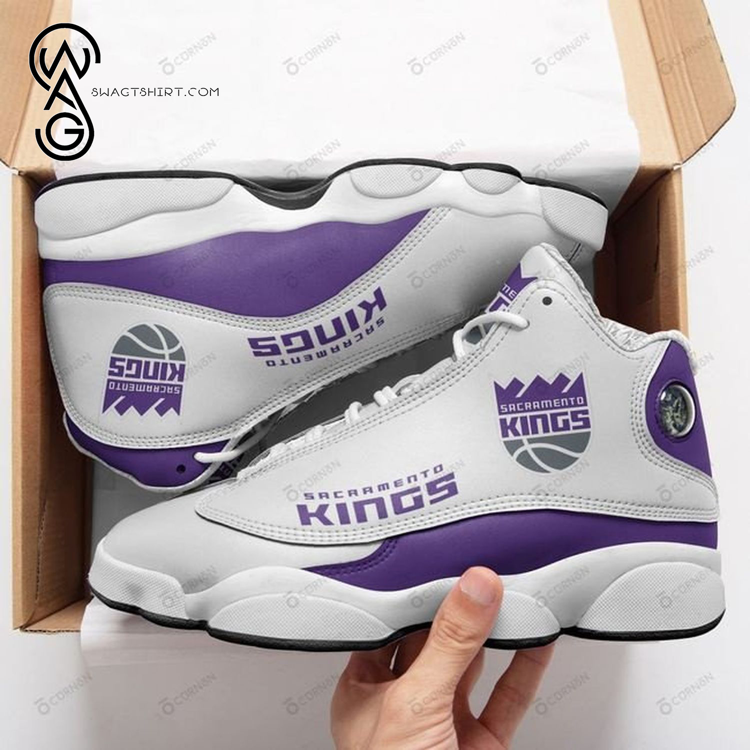 NBA Sacramento Kings Air Jordan 13 Shoes