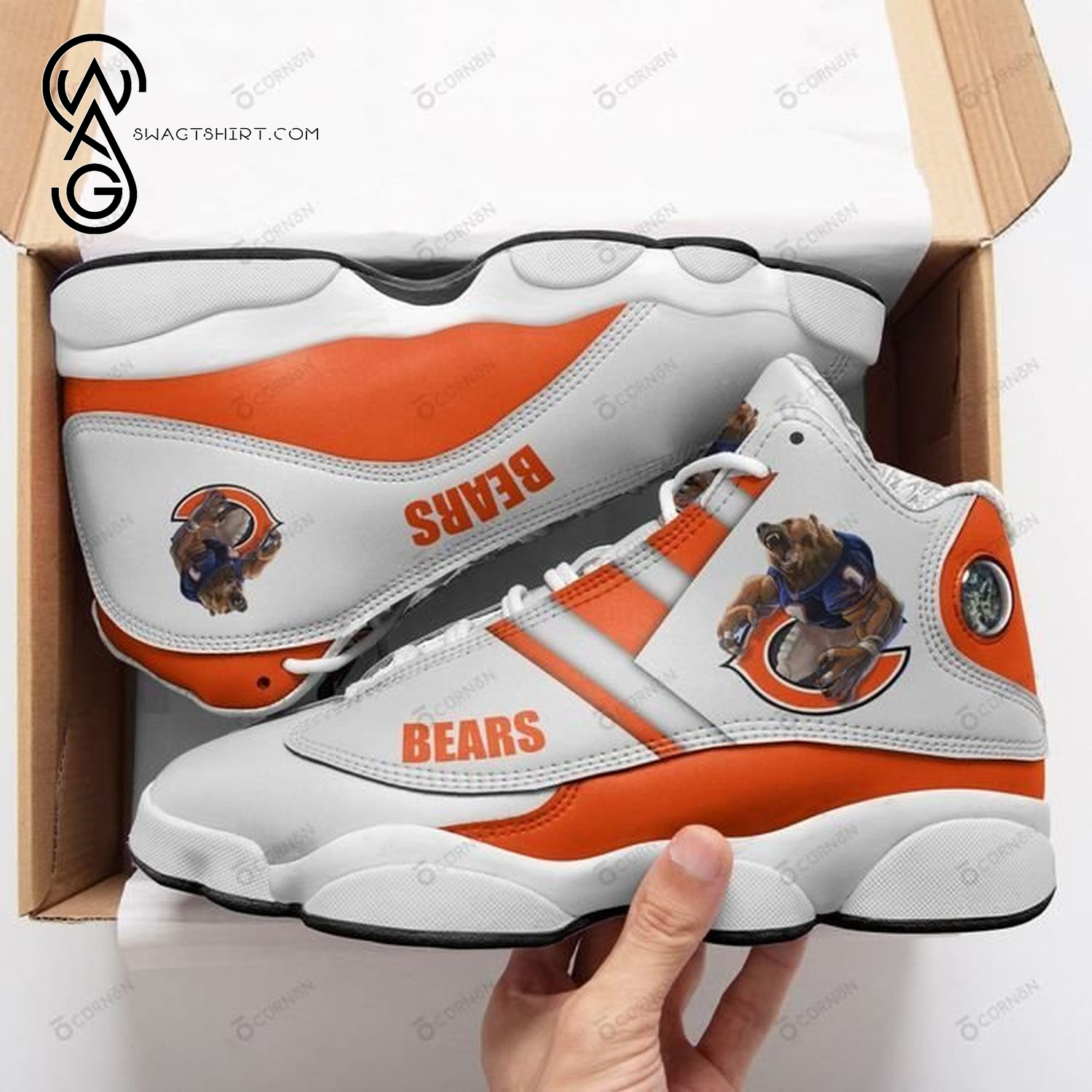 NFL Chicago Bears Air Jordan 13 Shoes