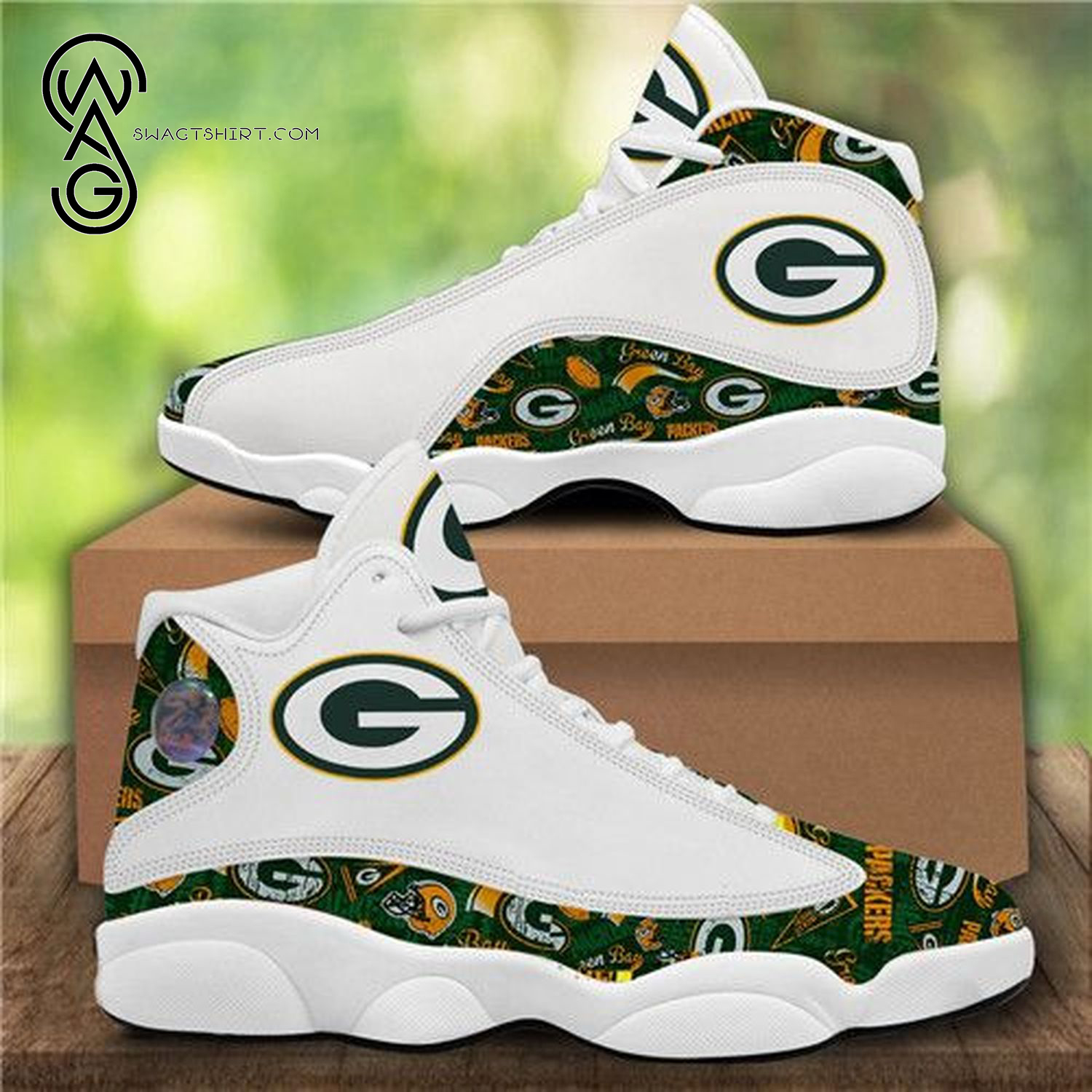 NFL Green Bay Packers Sport Team Air Jordan 13 Shoes