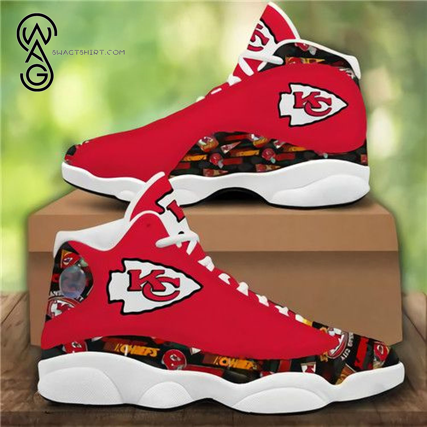 NFL Kansas City Chiefs Air Jordan 13 Shoes