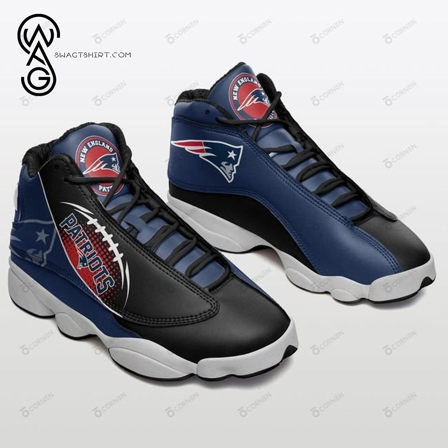 NFL New England Patriots Air Jordan 13 Shoes