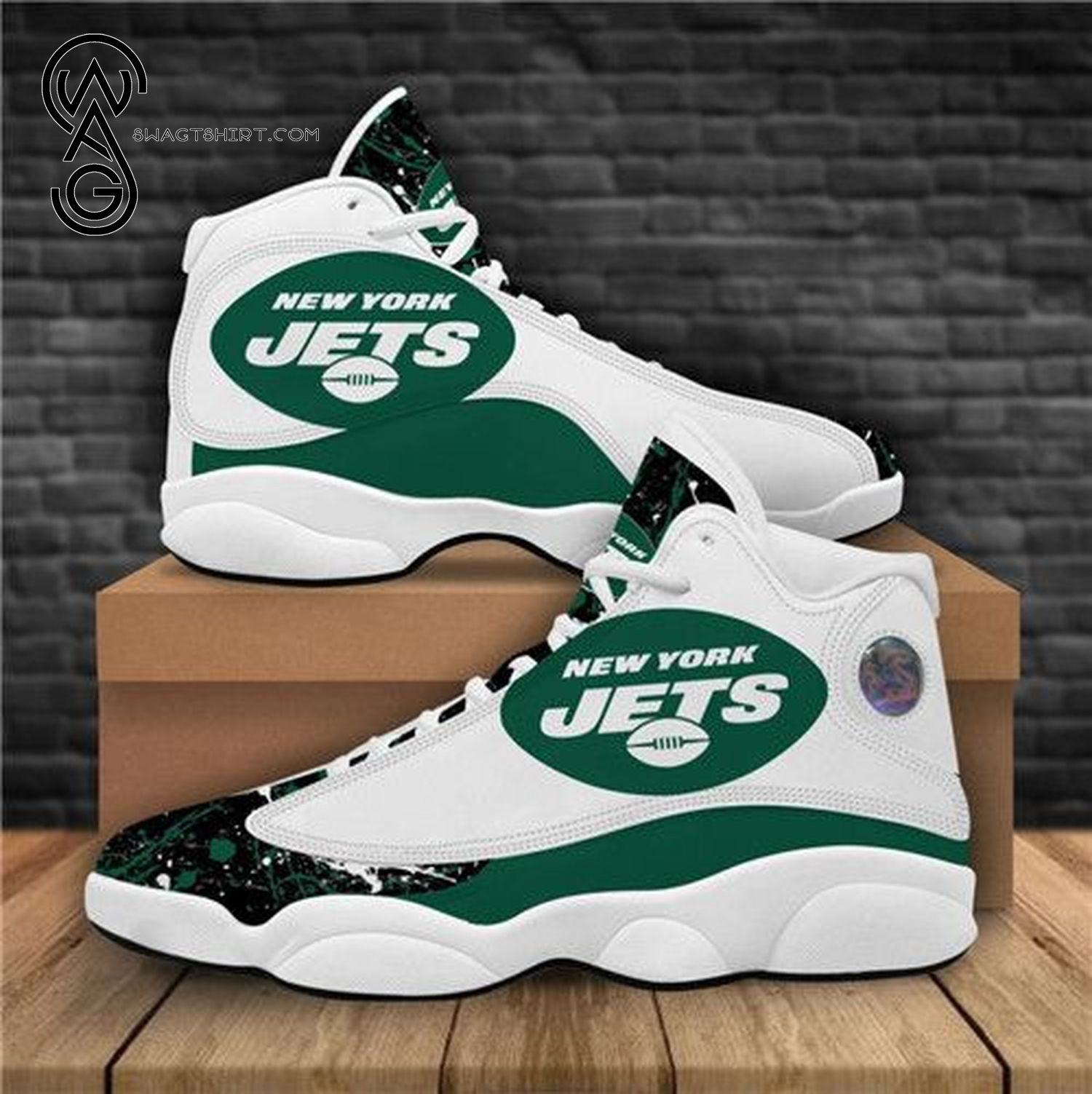 NFL New York Jets Air Jordan 13 Shoes