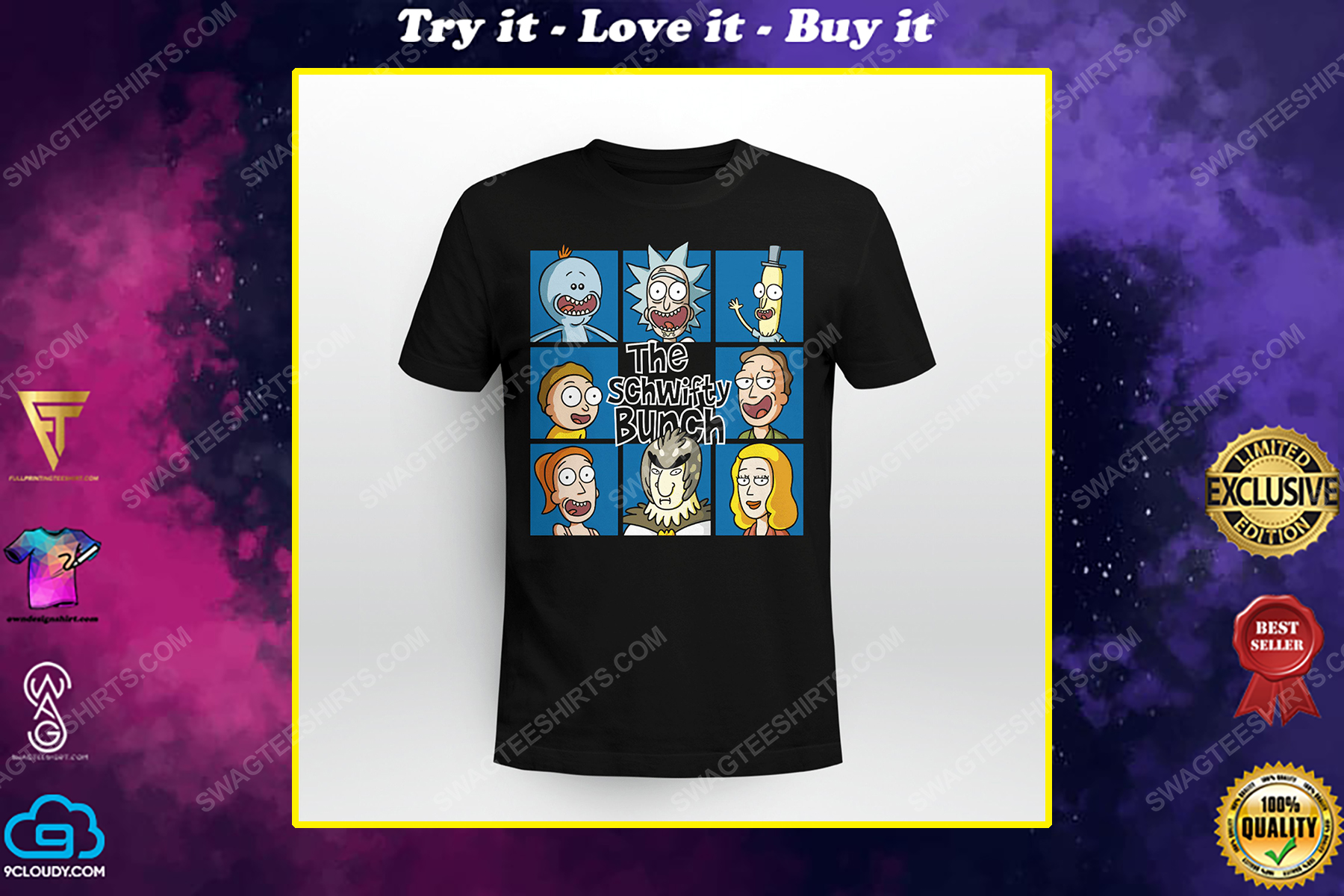 The schwifty bunch rick and morty tv show shirt