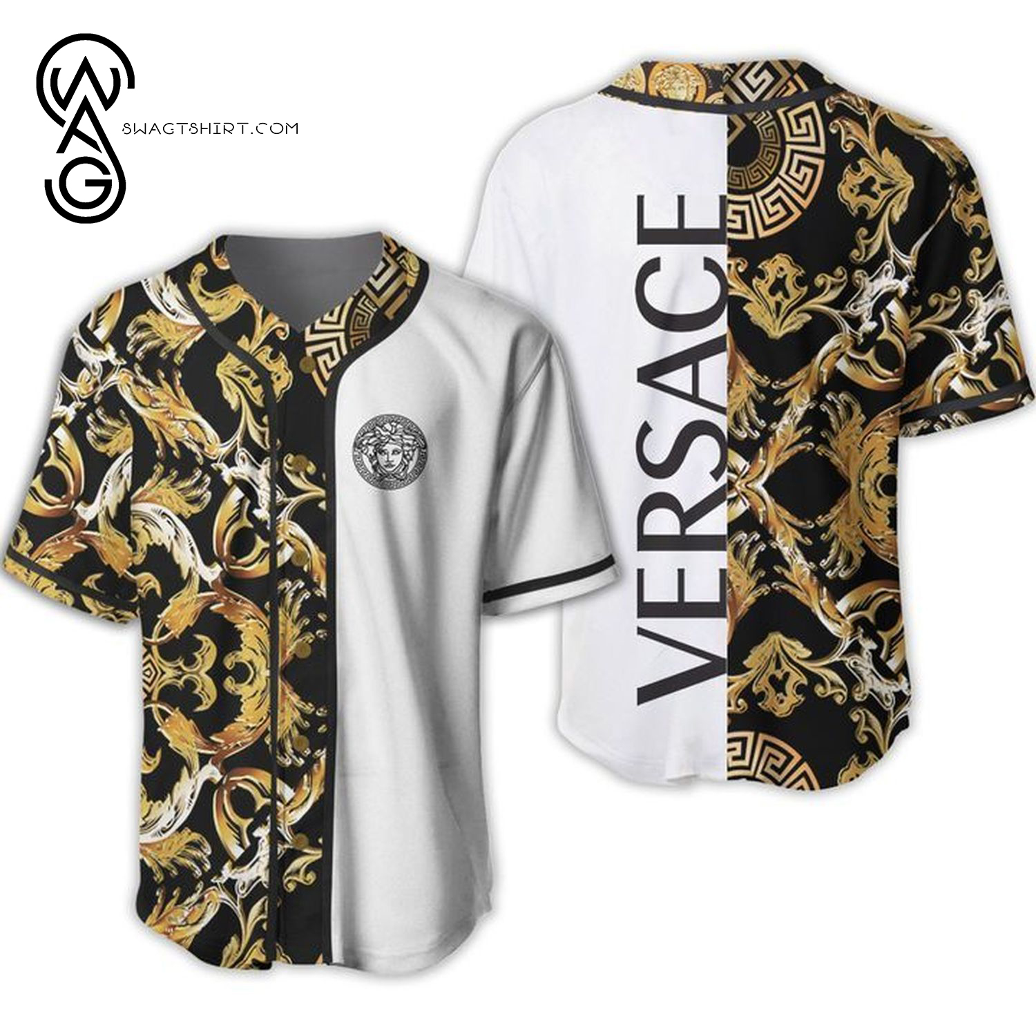 Best selling products] Supreme And LV Liberty Full Print Baseball Jersey