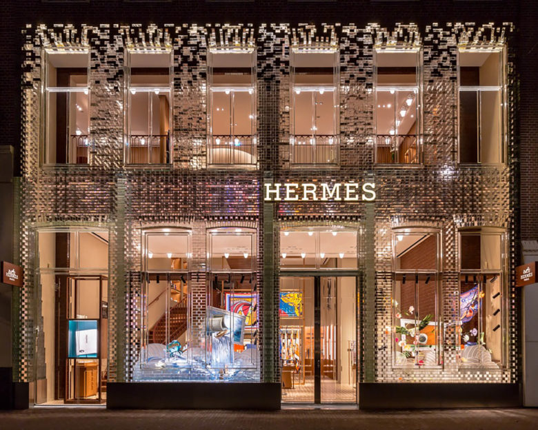 Hermes sales by geographical area as of the end of December 2022