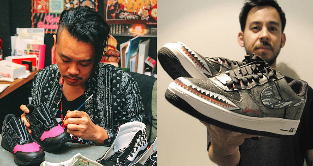 Mark ong the artist who designs custom shoes to conquer the world streetwear community