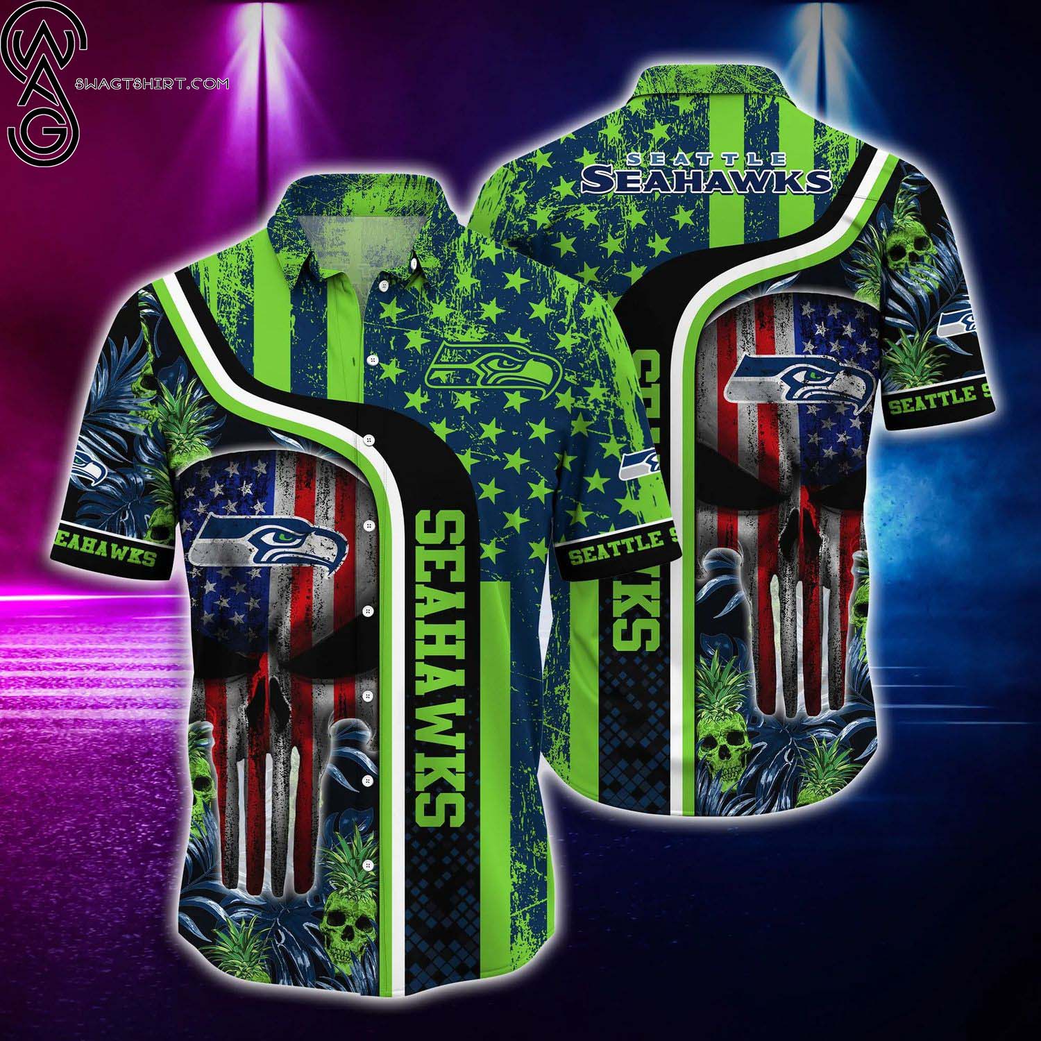 Seattle Seahawks NFL-Hawaii Shirt Short Style Hot Trending Summer