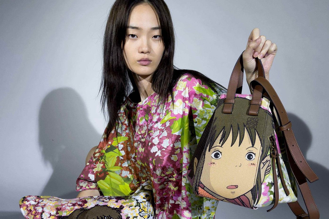The hit anime spirited away appears on the new designs of the high-end brand loewe