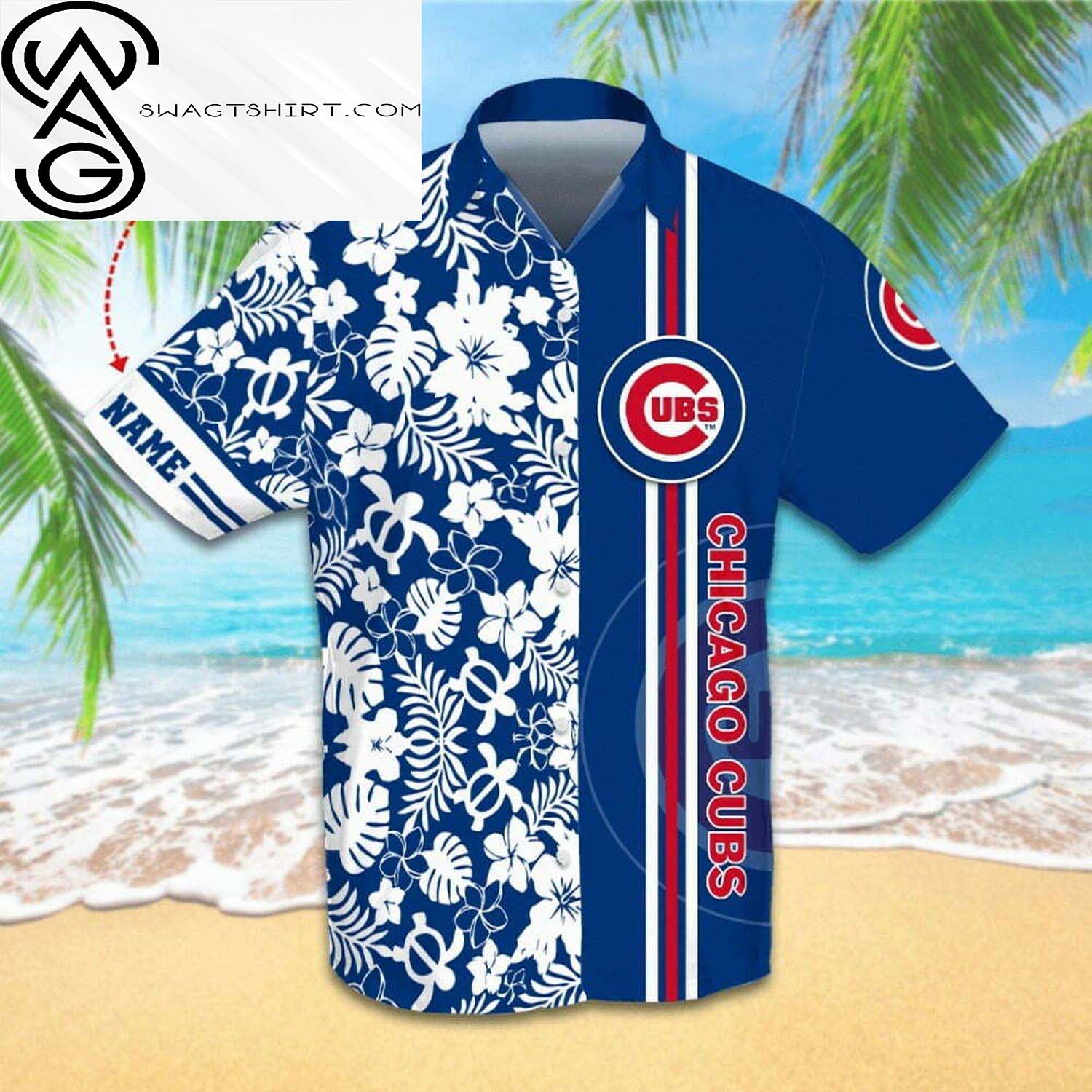 Reyn Spooner Chicago Cubs Hawaiian Shirt Tropical Summer For Men And Women  - YesItCustom