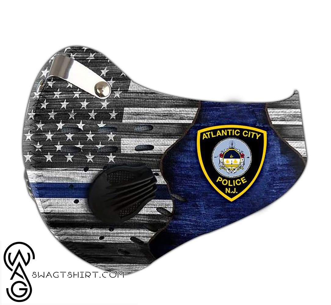 Atlantic city police department filter activated carbon face mask