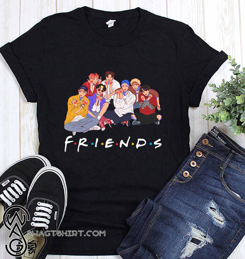 BTS friends tv show shirt