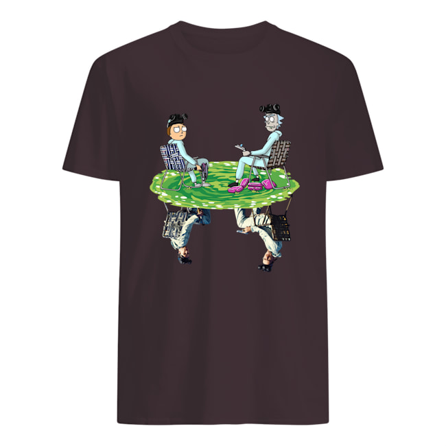 Rick and morty cosplay reflection walter white jesse pinkman breaking bad shirt