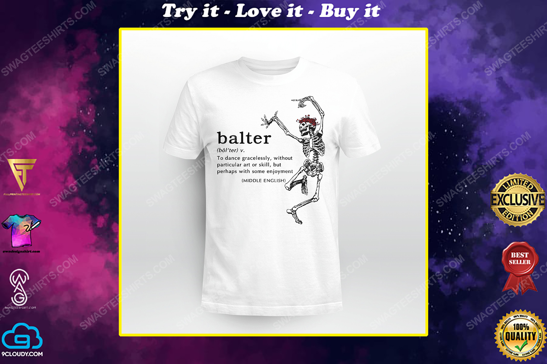 The skull balter definition shirt
