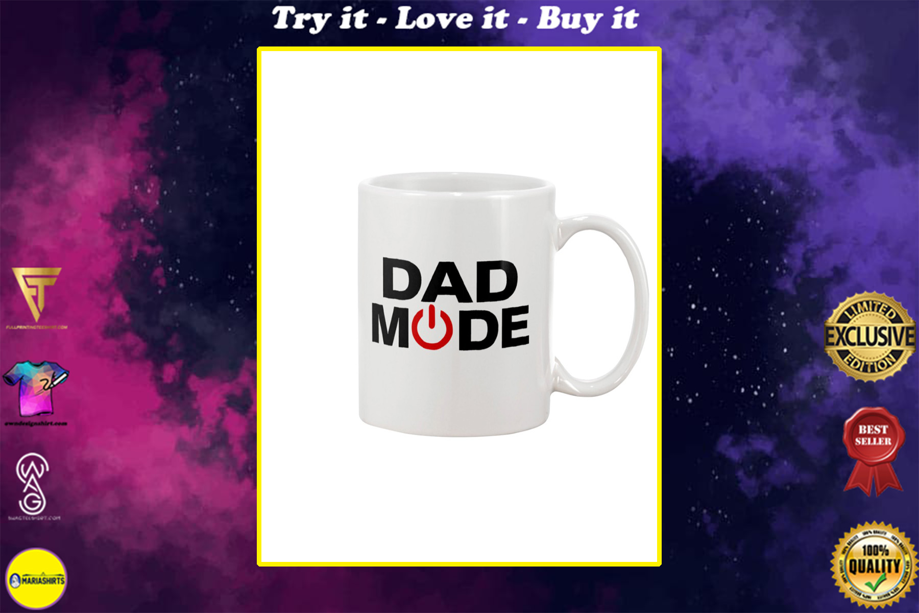 fathers day dad mode mug