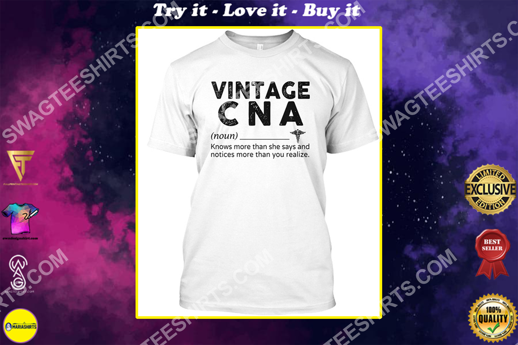 vintage cna definition shirt