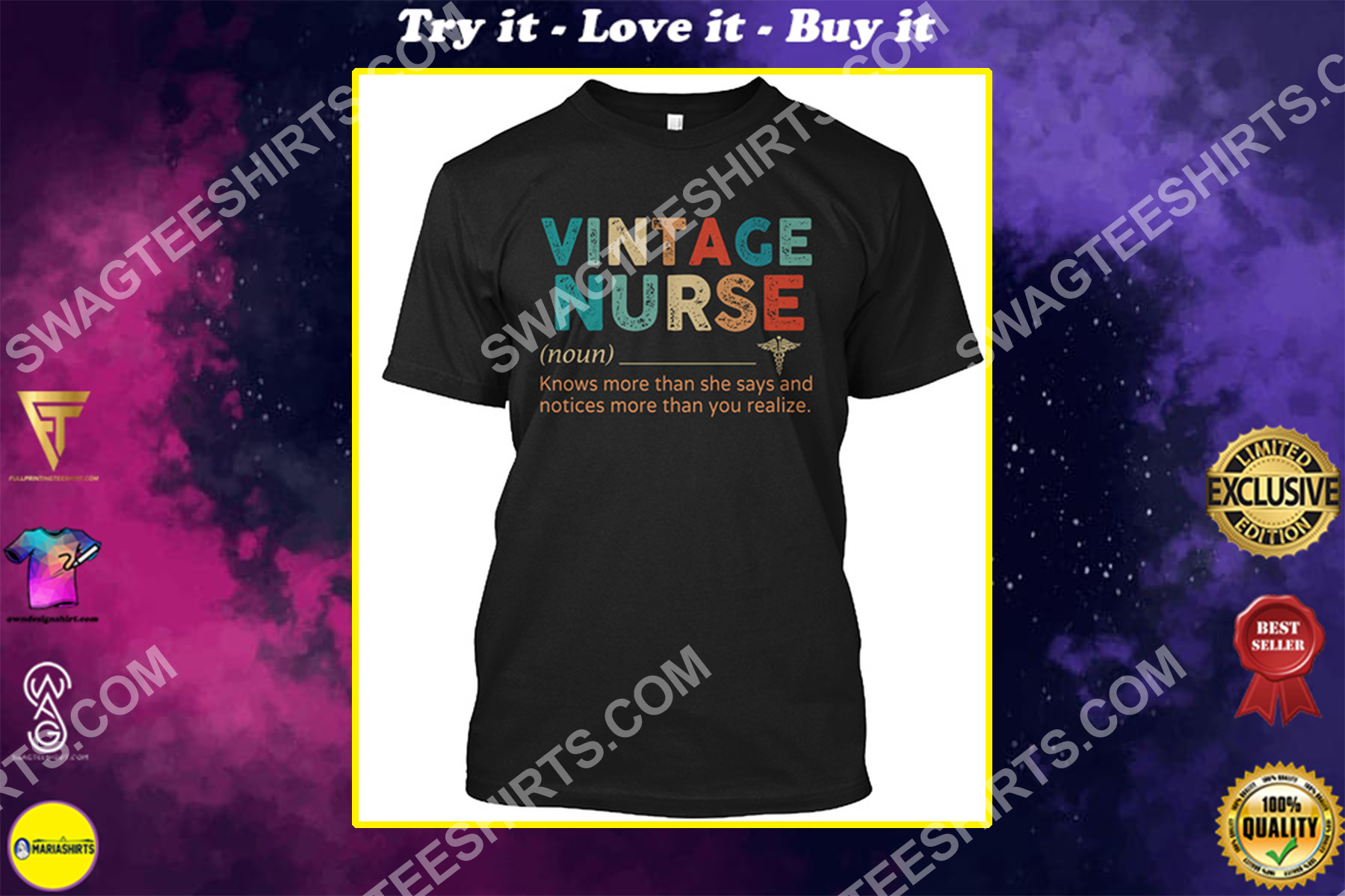 vintage nurse definition shirt