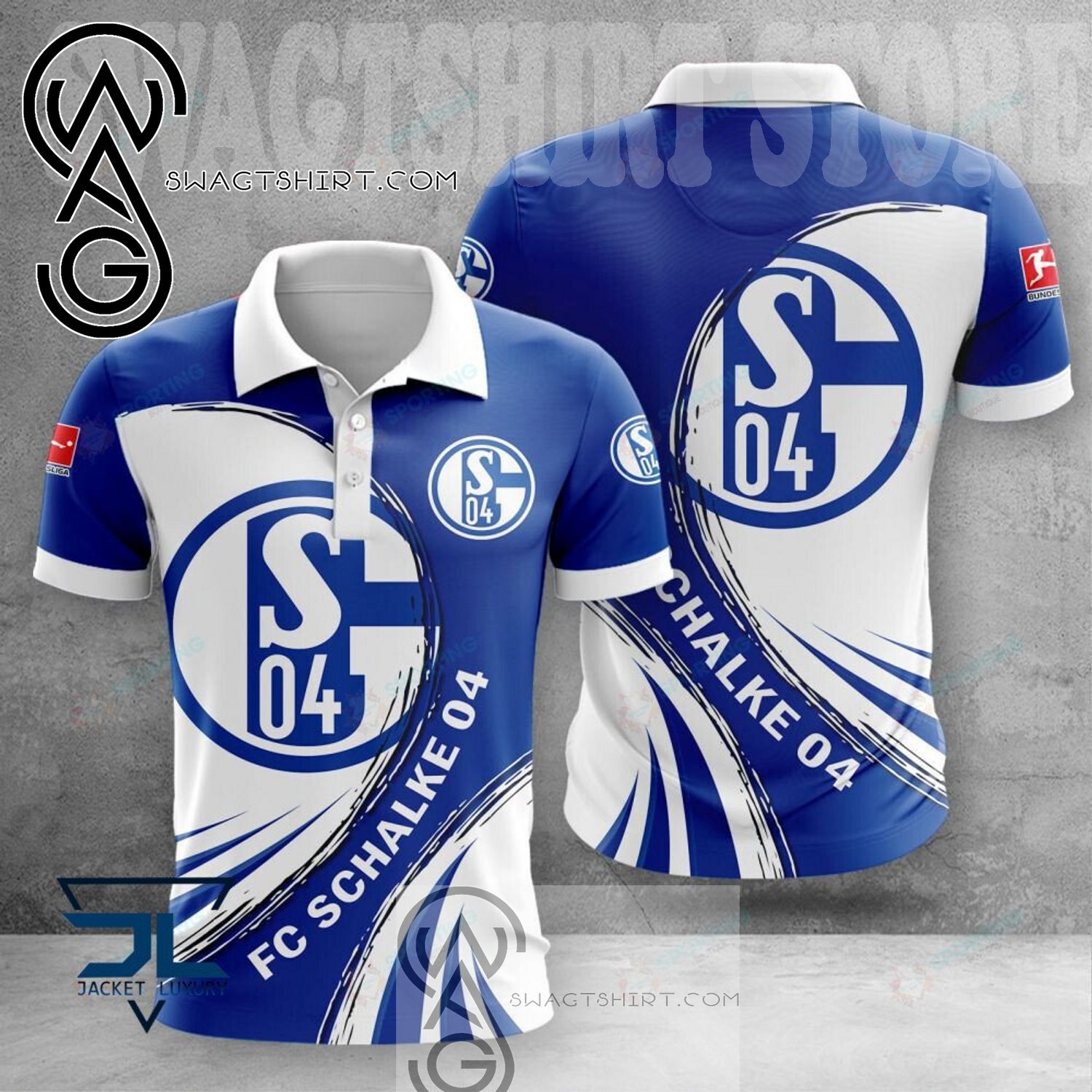 Ondeugd evolutie eer FC Schalke 04 Sport Fan Full Print Shirt
