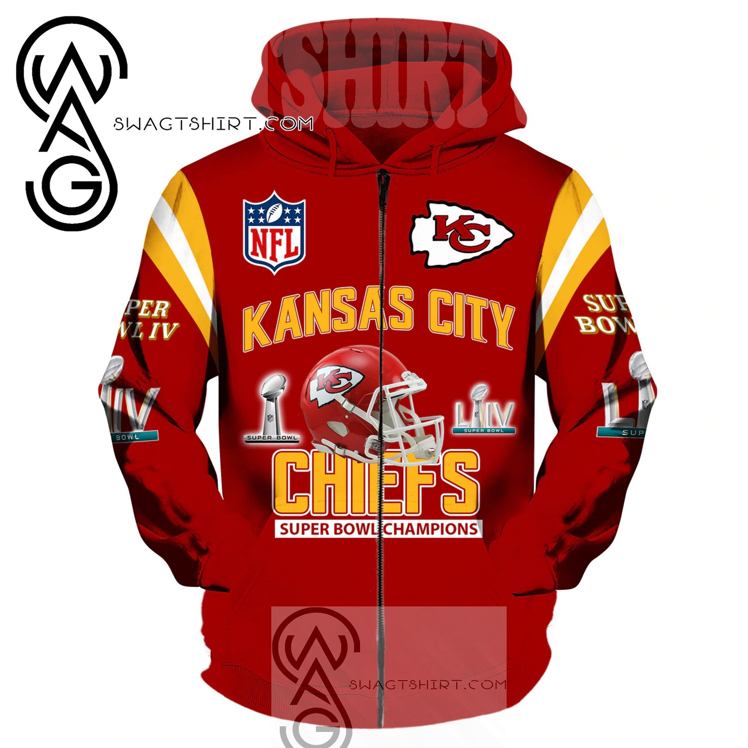 Kansas City Chiefs NFL Red White Players 3D Shirt - Owl Fashion Shop