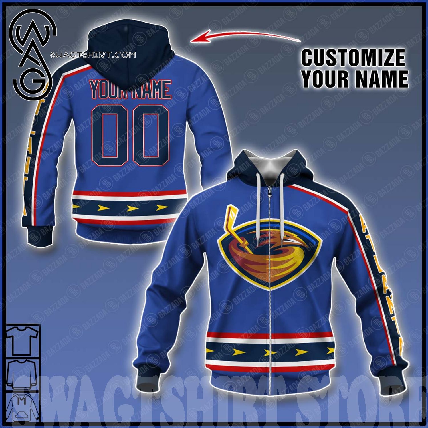 Atlanta Thrashers Jacket NHL Fan Apparel & Souvenirs for sale