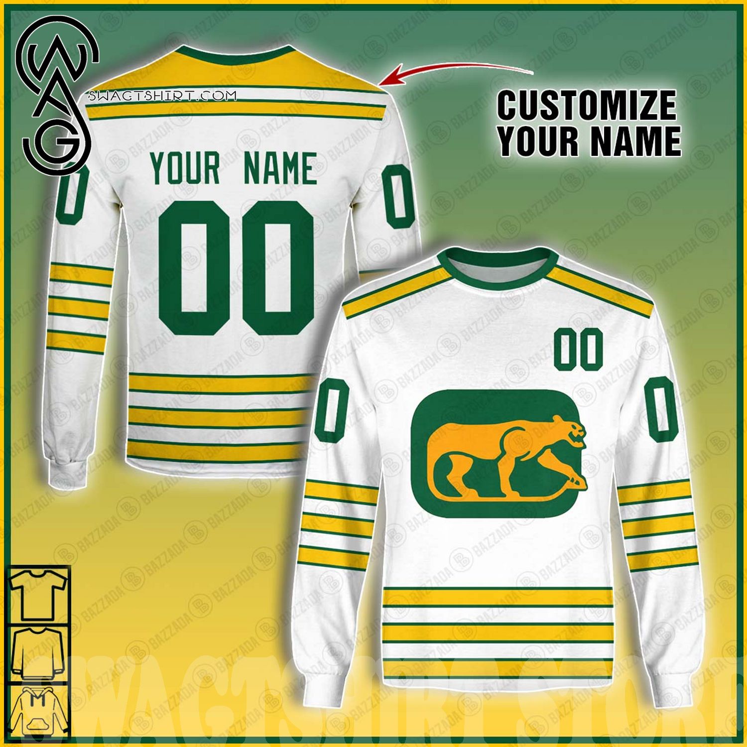 Vintage WHA Chicago Cougars Home Jersey (3X,4X,5X)