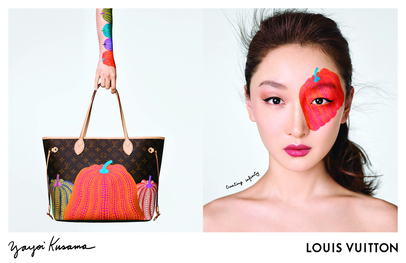 Hoyeon Jung joins Louis Vuitton x Yayoi Kusama's "creating infinity" campaign