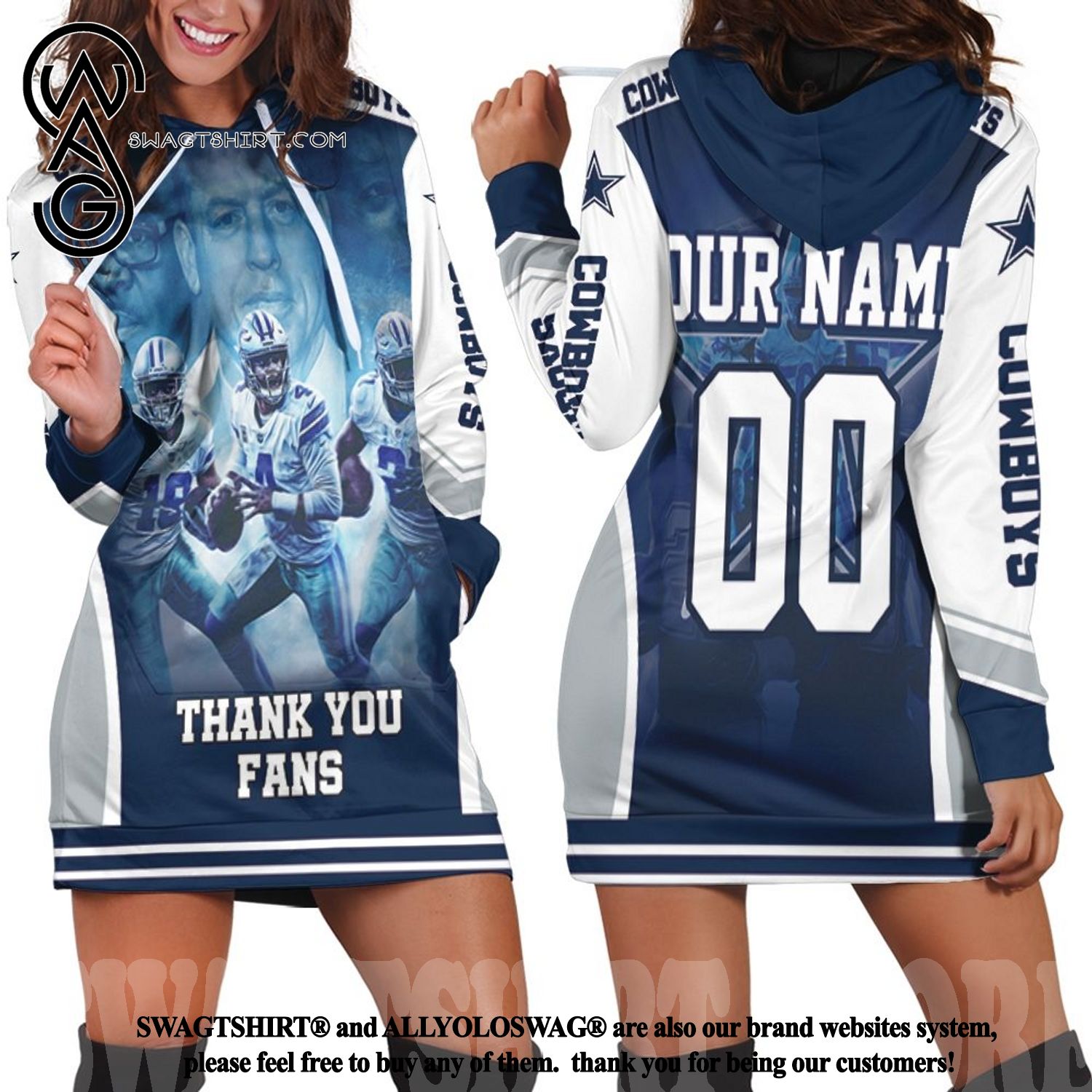 Dallas Cowboy Super Bowl Nfc East Division Champions Thank Cool Version Hoodie Dress