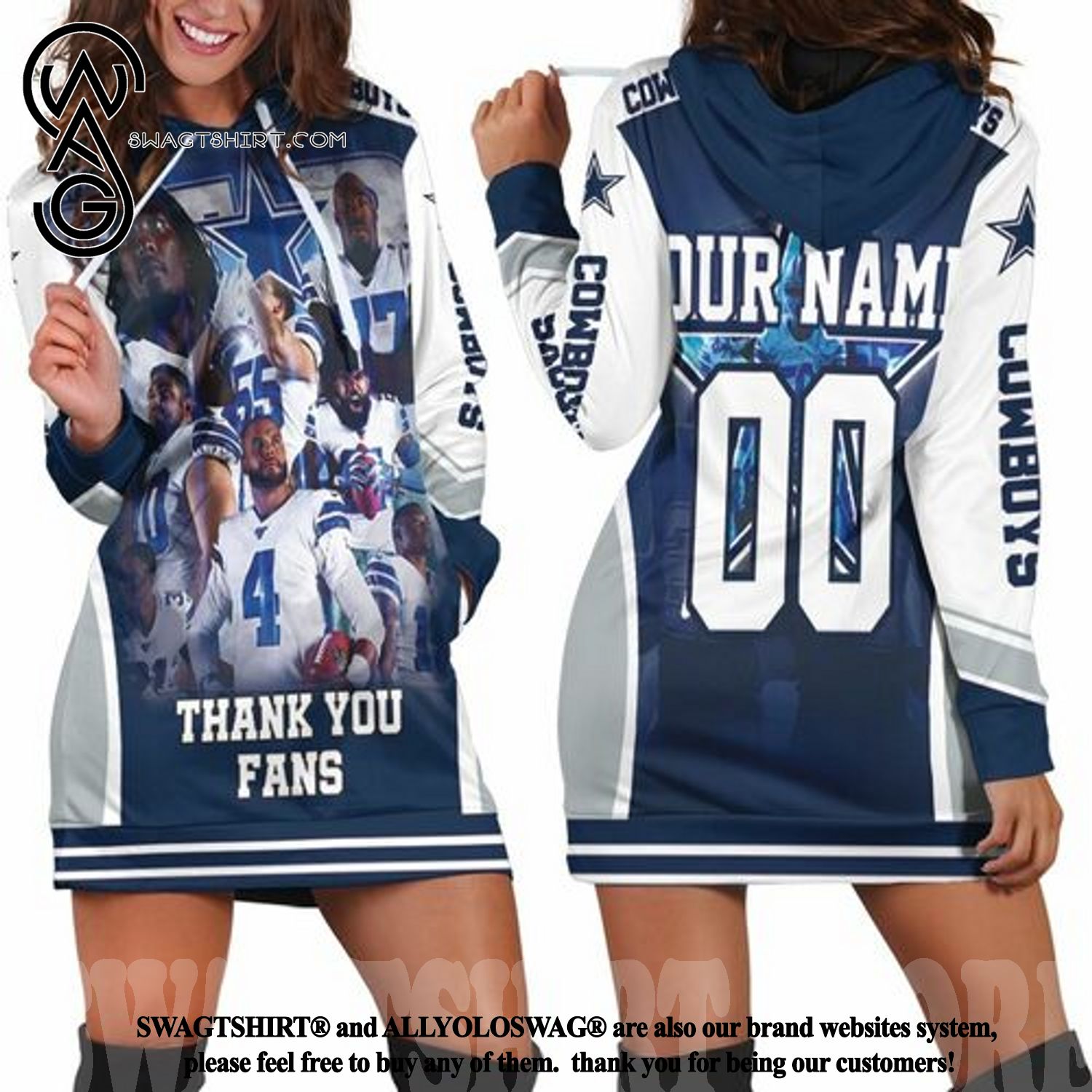 Dallas Cowboy Super Nfc East Division Champions Super Bowl Cool Version Hoodie Dress