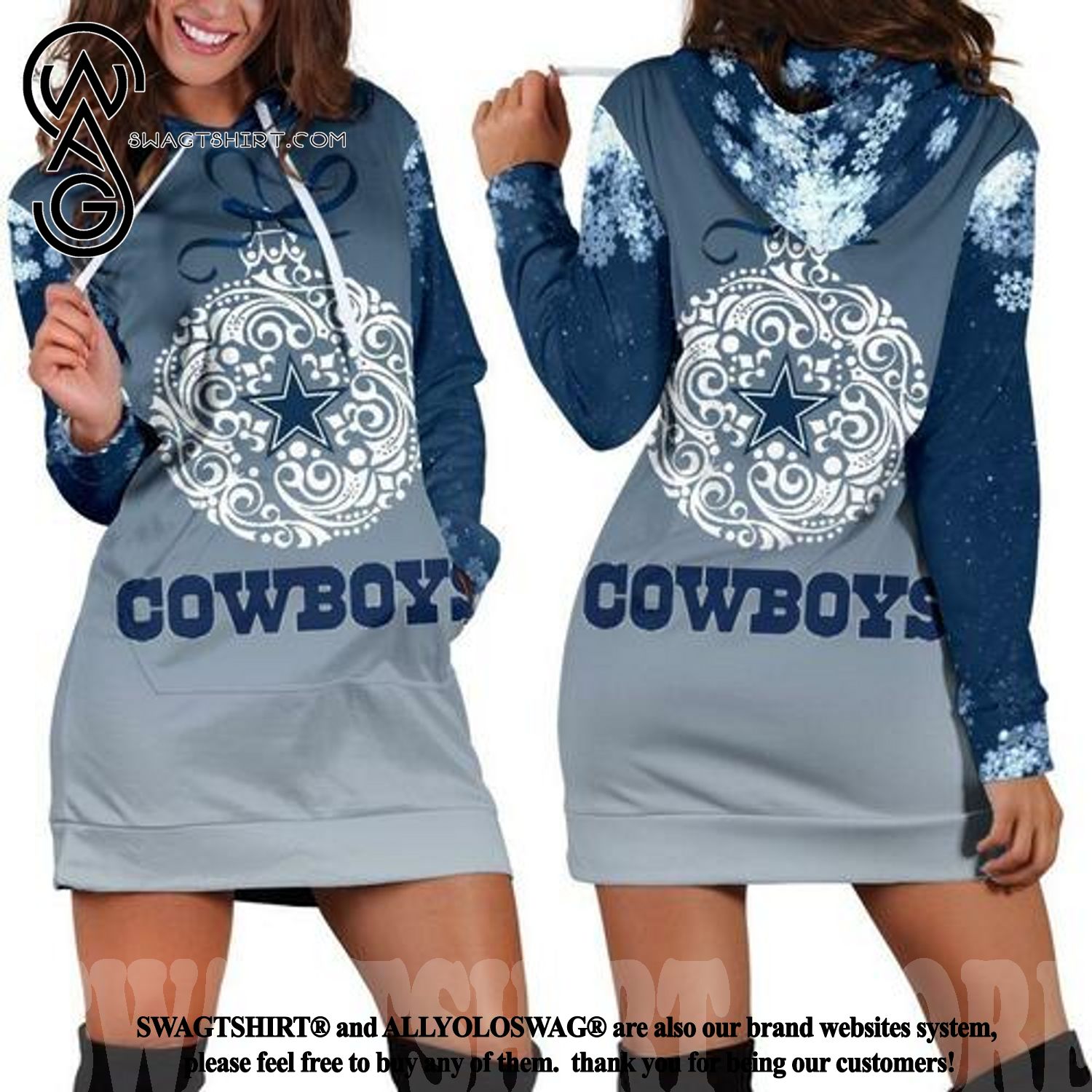Dallas Cowboys Cool Version Hoodie Dress