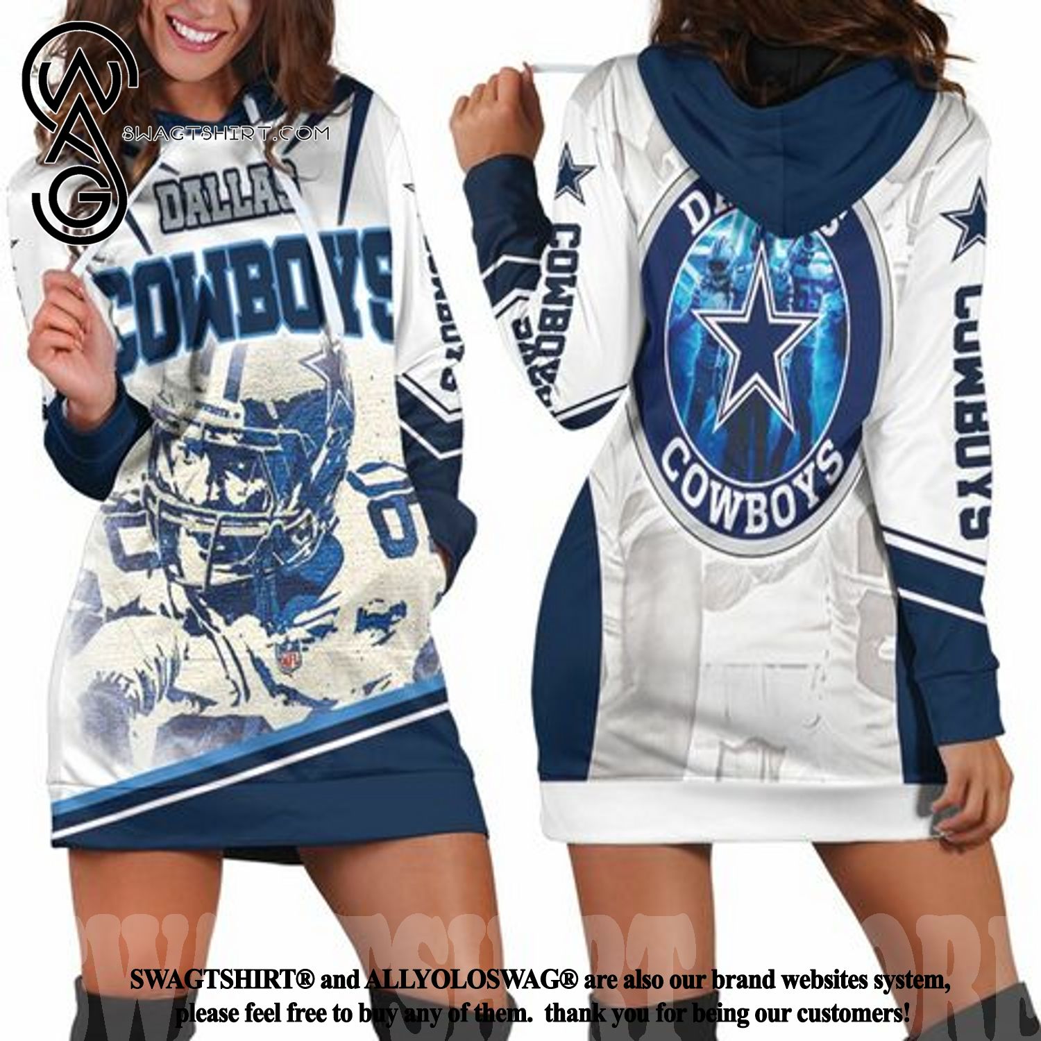 Demarcus Lawrence 90 Dallas Cowboys Super Bowl Nfc East Hot Outfit Hoodie Dress