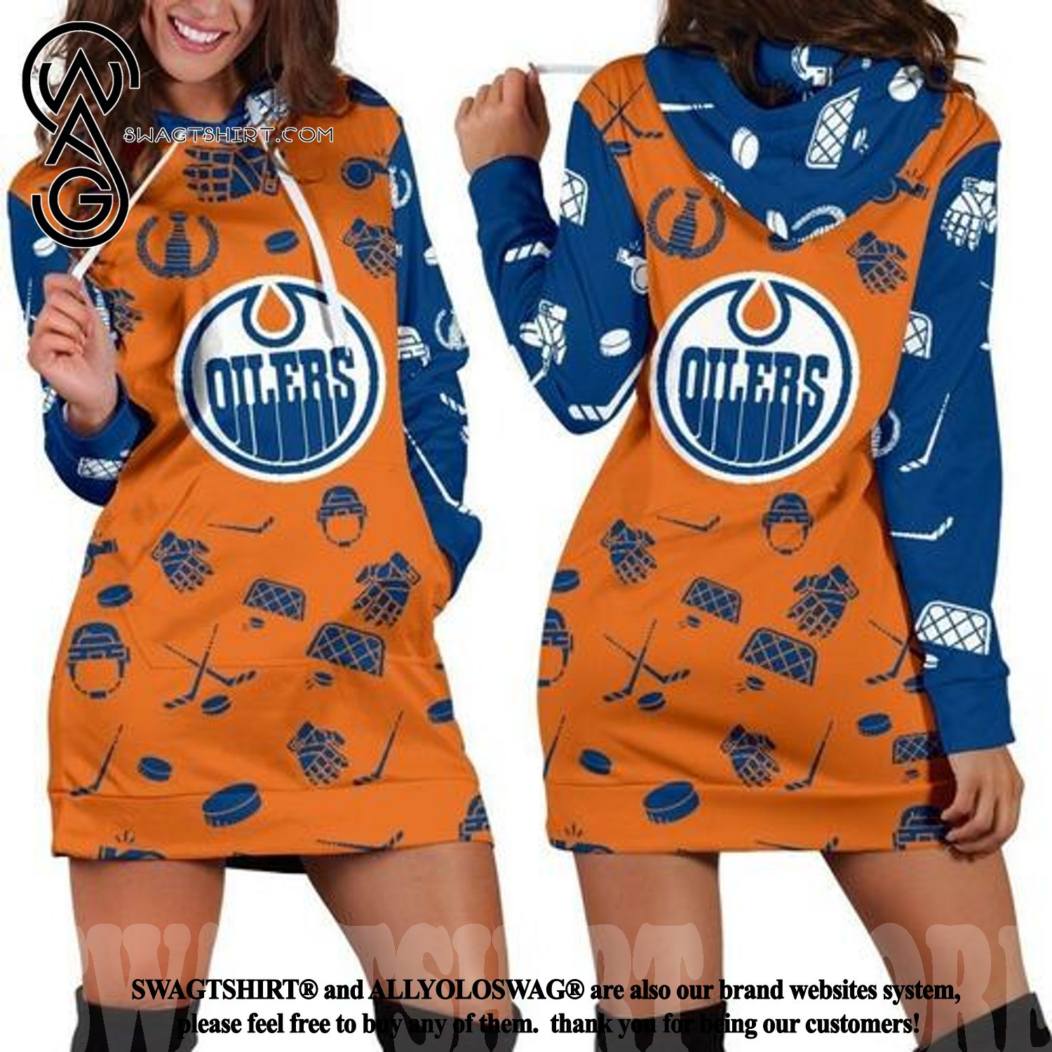 Edmonton Oilers Amazing Outfit Hoodie Dress