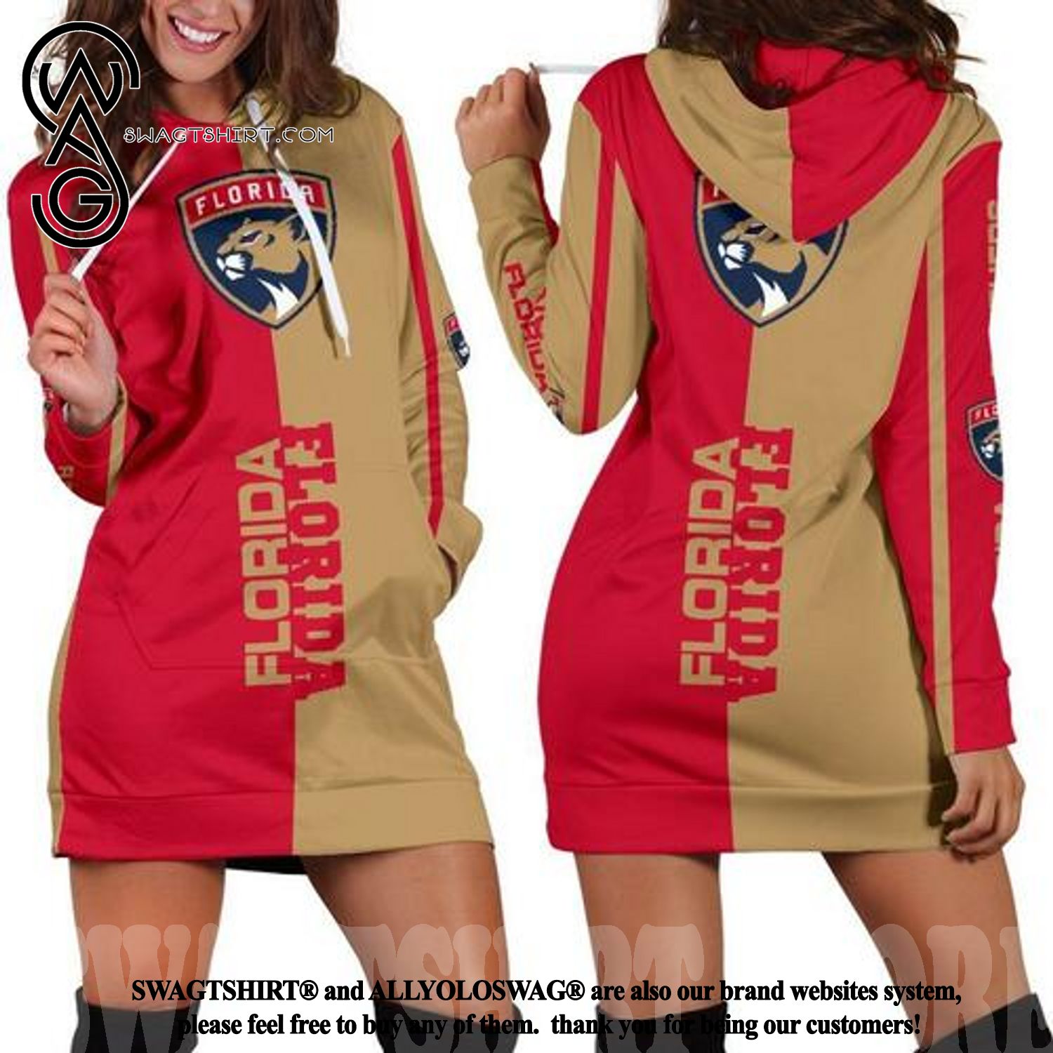 Florida Panthers New Fashion Hoodie Dress