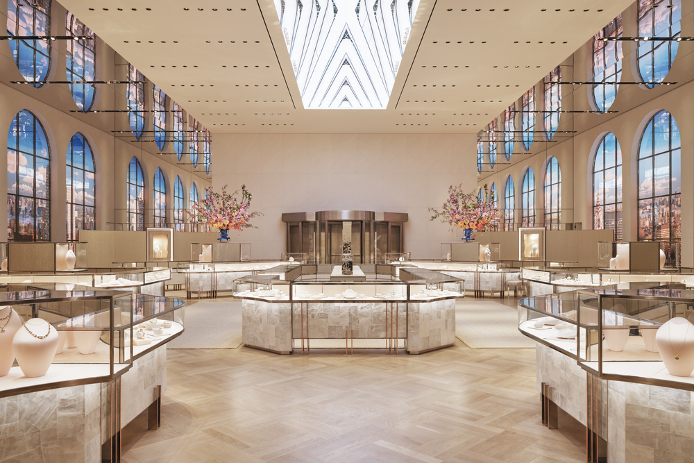 Tiffany & co. revealing the brand-new look of the legendary the landmark store
