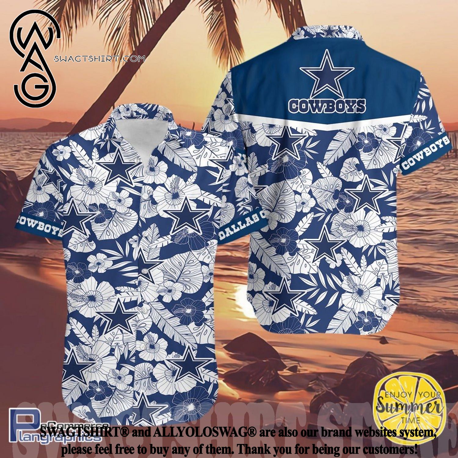 Best Selling Product] Dallas Cowboys Hw1005 Hot Version Hawaiian Shirt