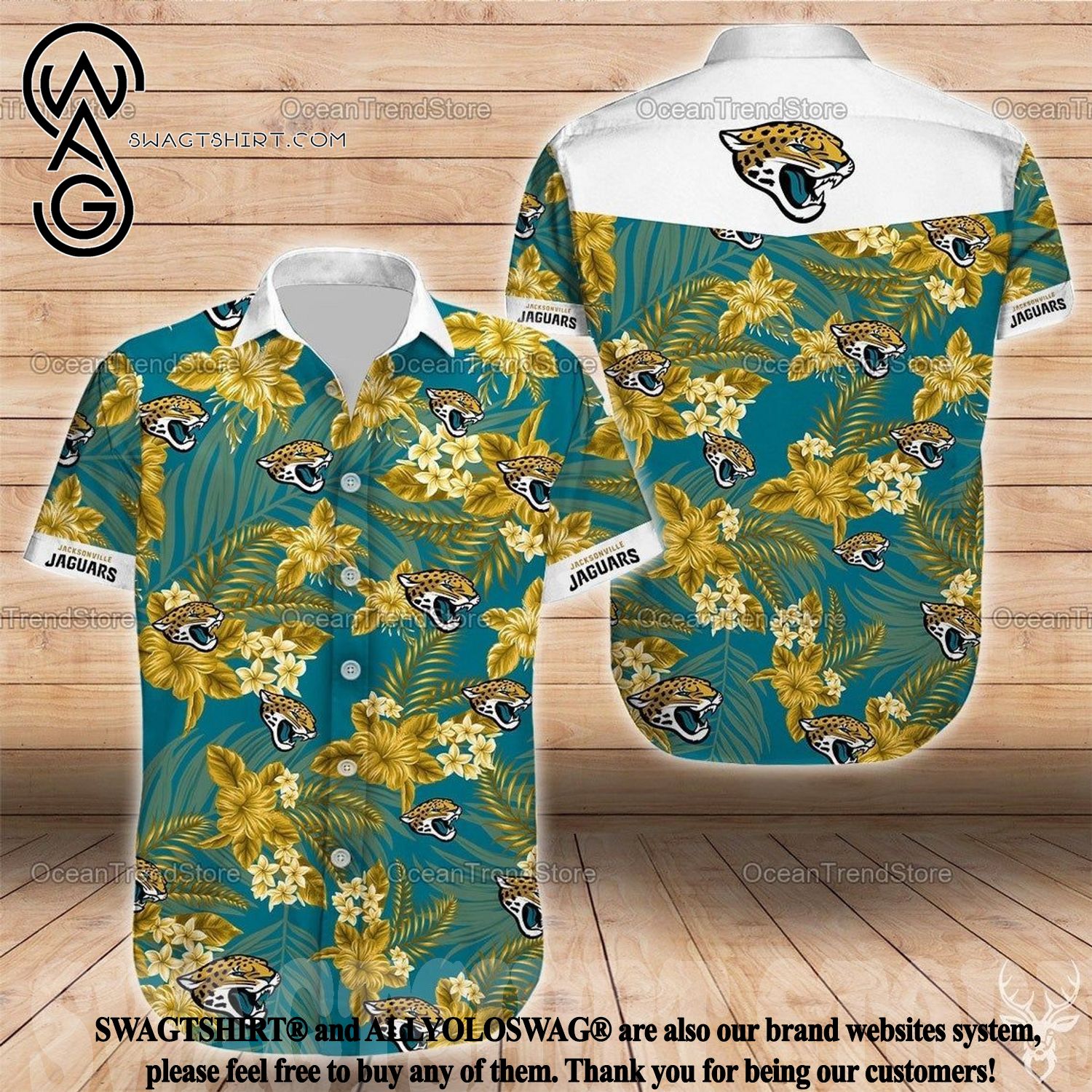 Best Selling Product] Jacksonville Jaguars NFL Classic Hawaiian Shirt