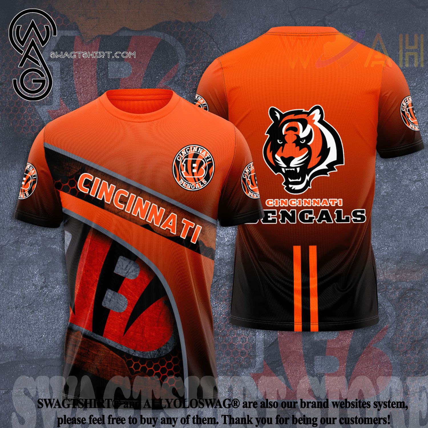 Vintage Cincinnati Bengals T-Shirt by Logo 7 | Shop THRILLING