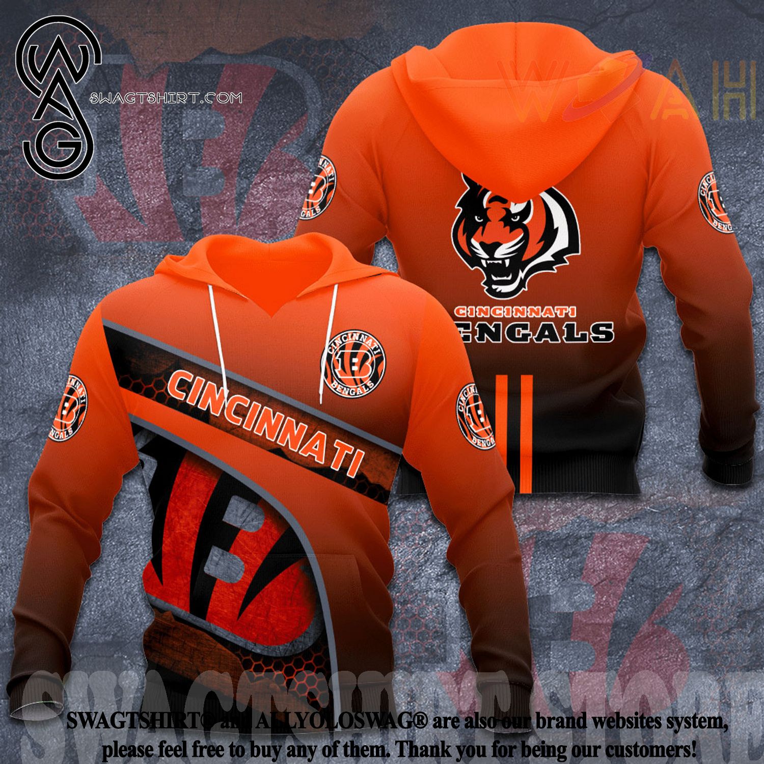 Custom Bengals Womens Hoodie 3D Thrilling Cincinnati Bengals Gift in 2023