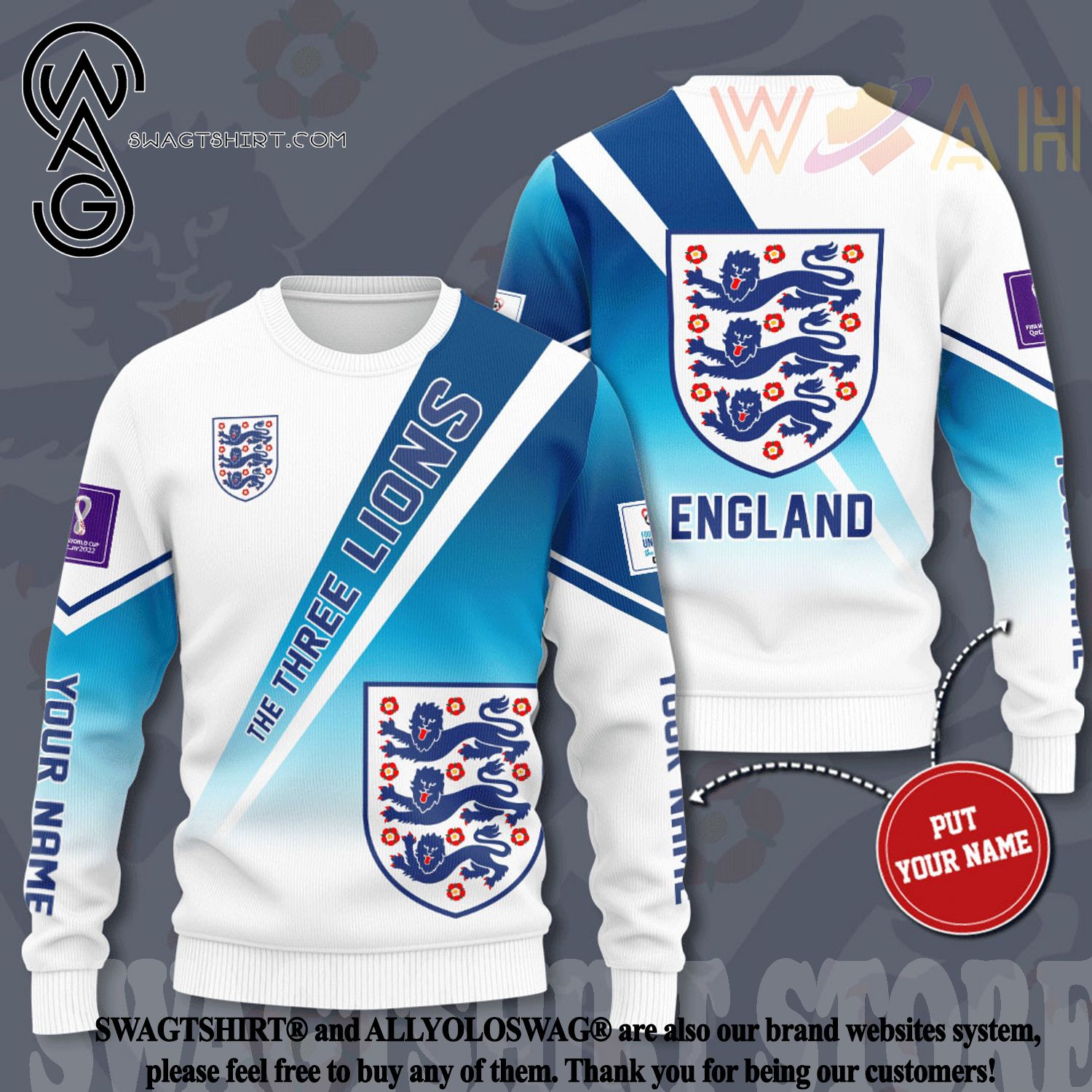 England National Team Classic Football Shirts, England National