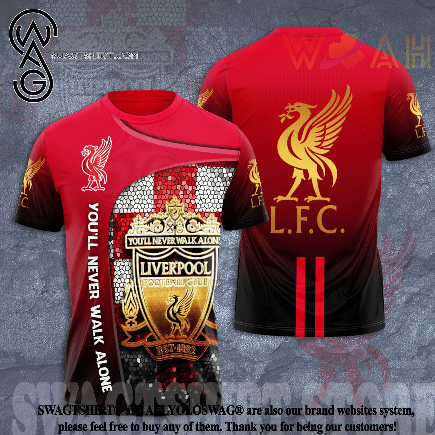 Selling Product] Liverpool FC You'll Never Walk Alone For Fan 3D