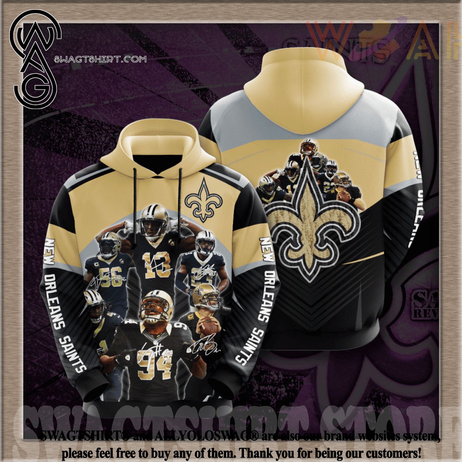 New Orleans Saints T-Shirt – Streets of Orleans