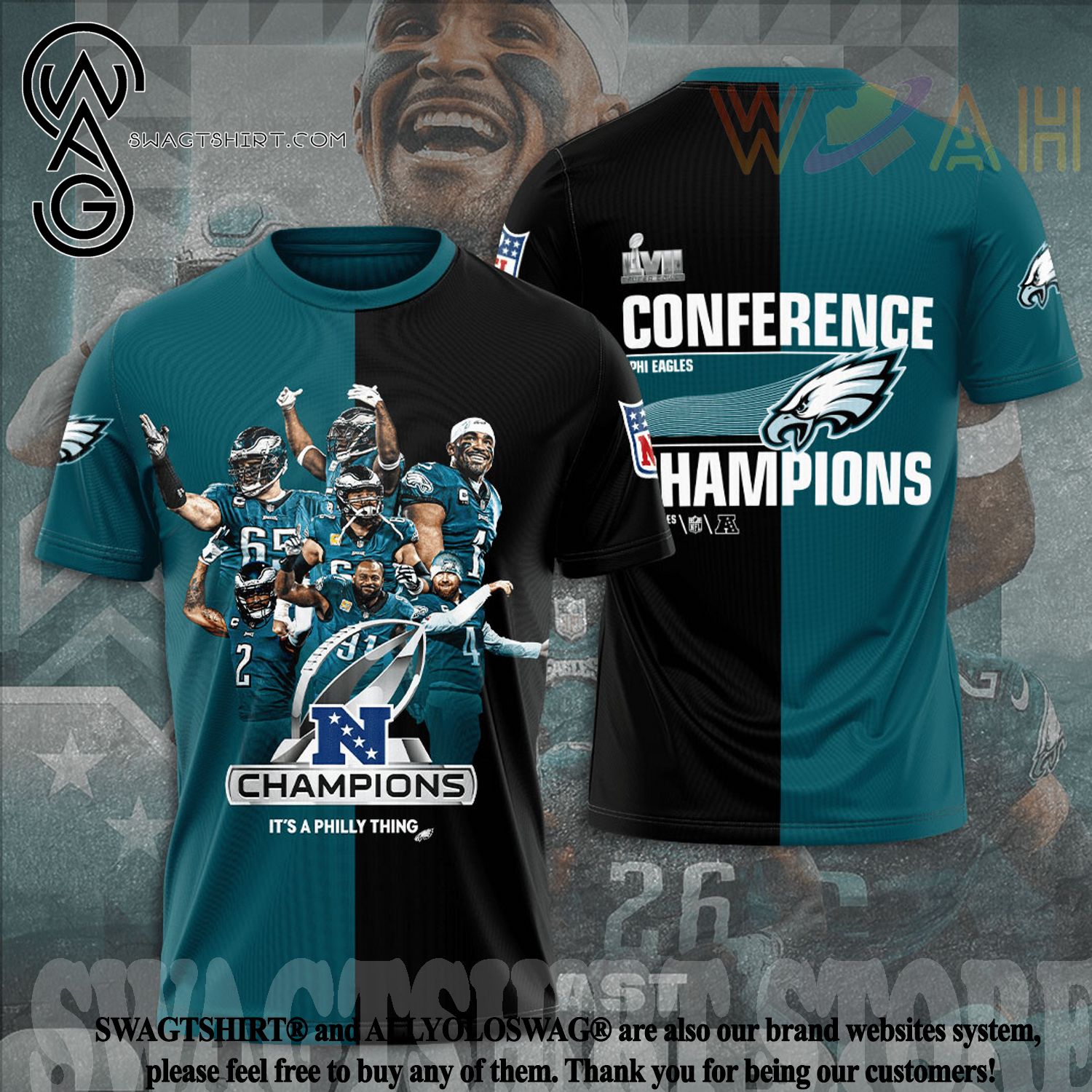 Best Selling Product] NFL Philadelphia Eagles Hot Outfit All Over Print  Shirt