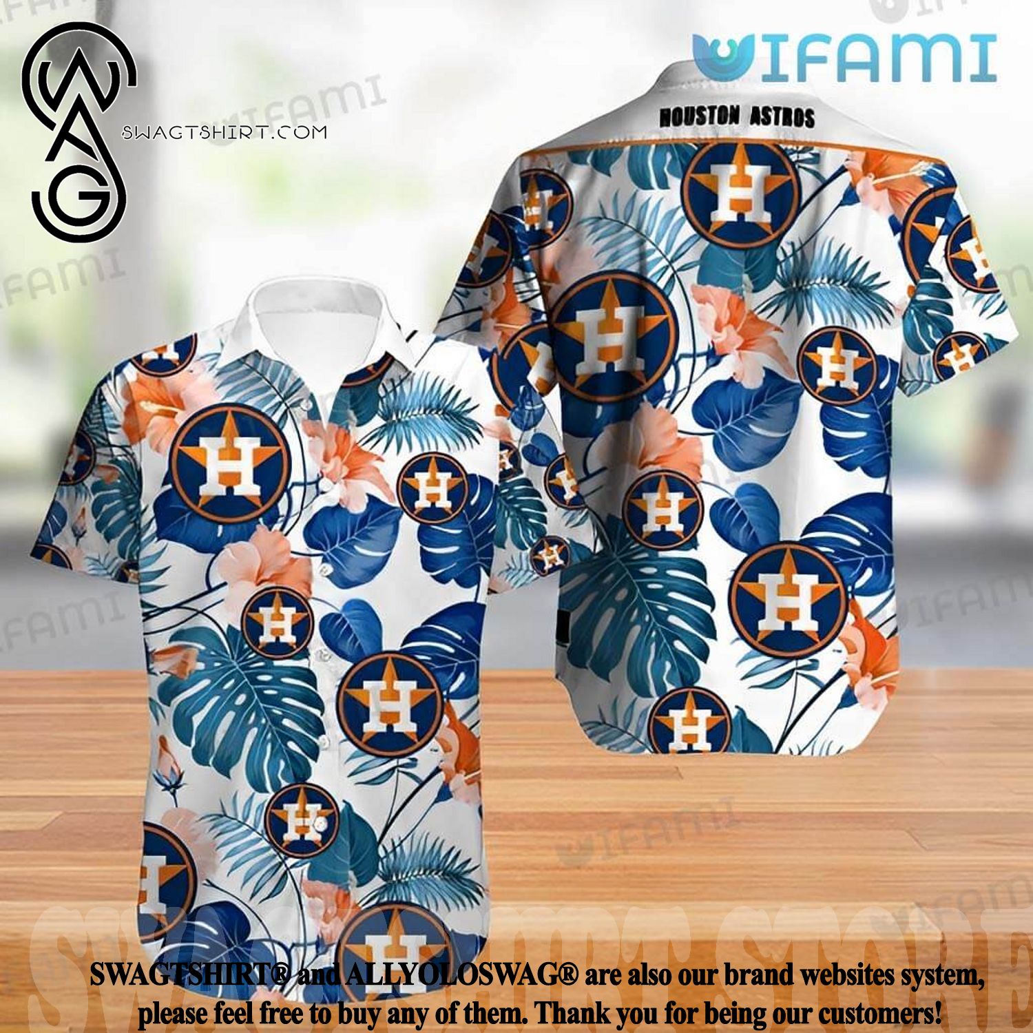 Best Selling Product] Palm Tree Flower Logo Houston Astros Gift Hawaiian  Shirt