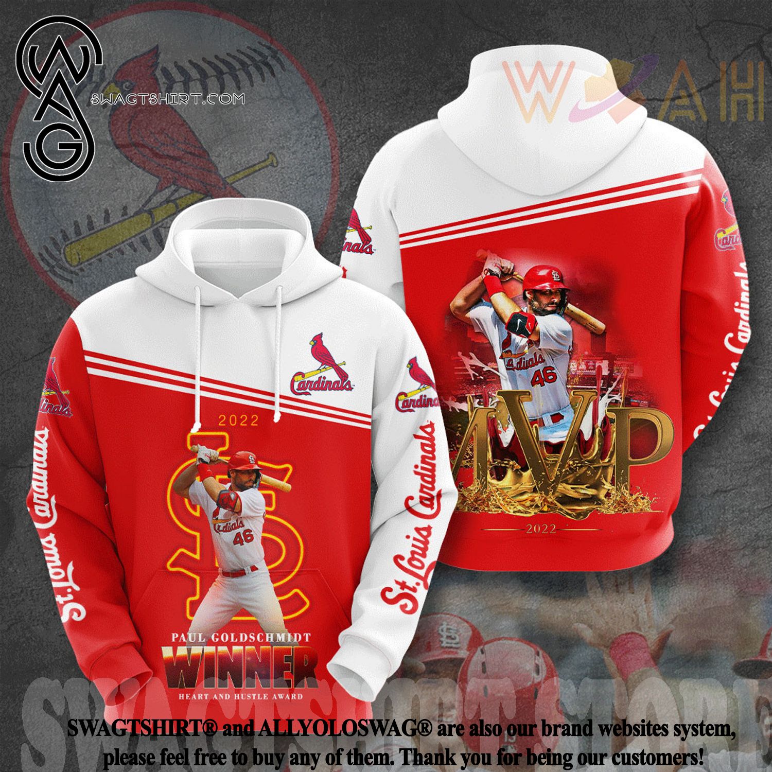 St. Louis Cardinals All Time Greats All Over Print 3D Hoodie For Men And  Women - Freedomdesign