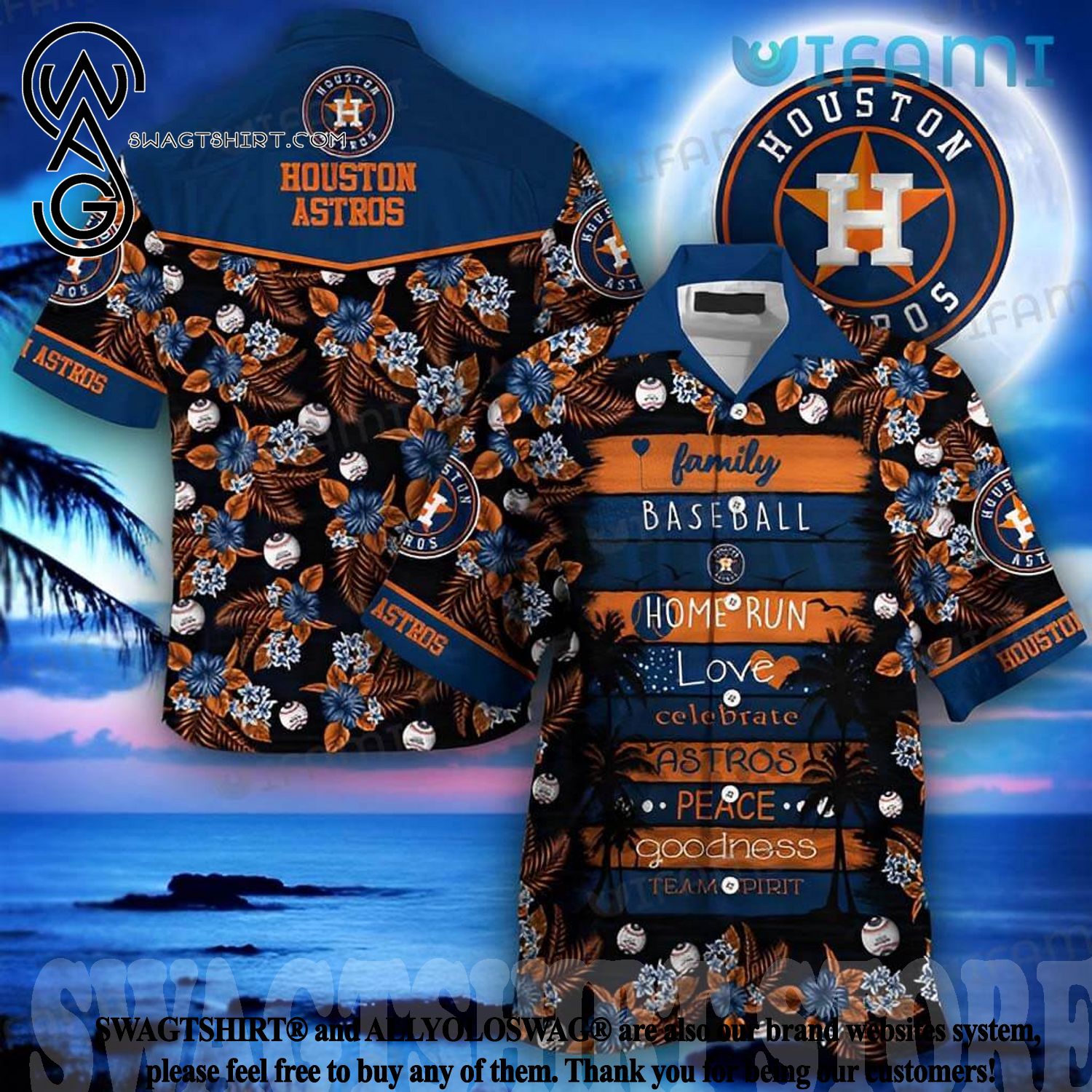 Houston Astros Mlb Tommy Bahama Hawaiian Aloha Shirt Hawaiian Shorts Beach  Short Sleeve