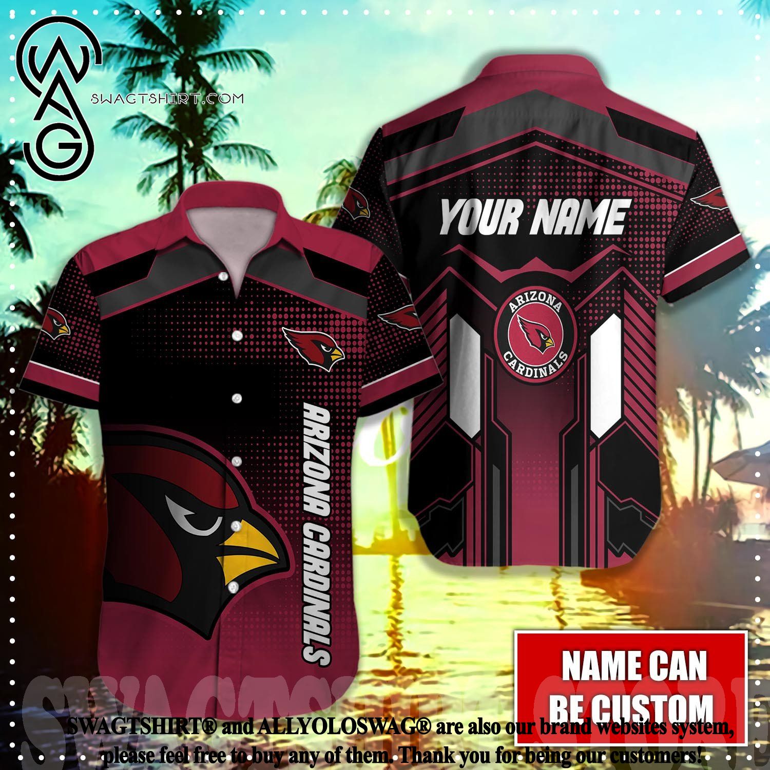 Best Selling Product] Arizona Cardinals NFL Custom Full Printing