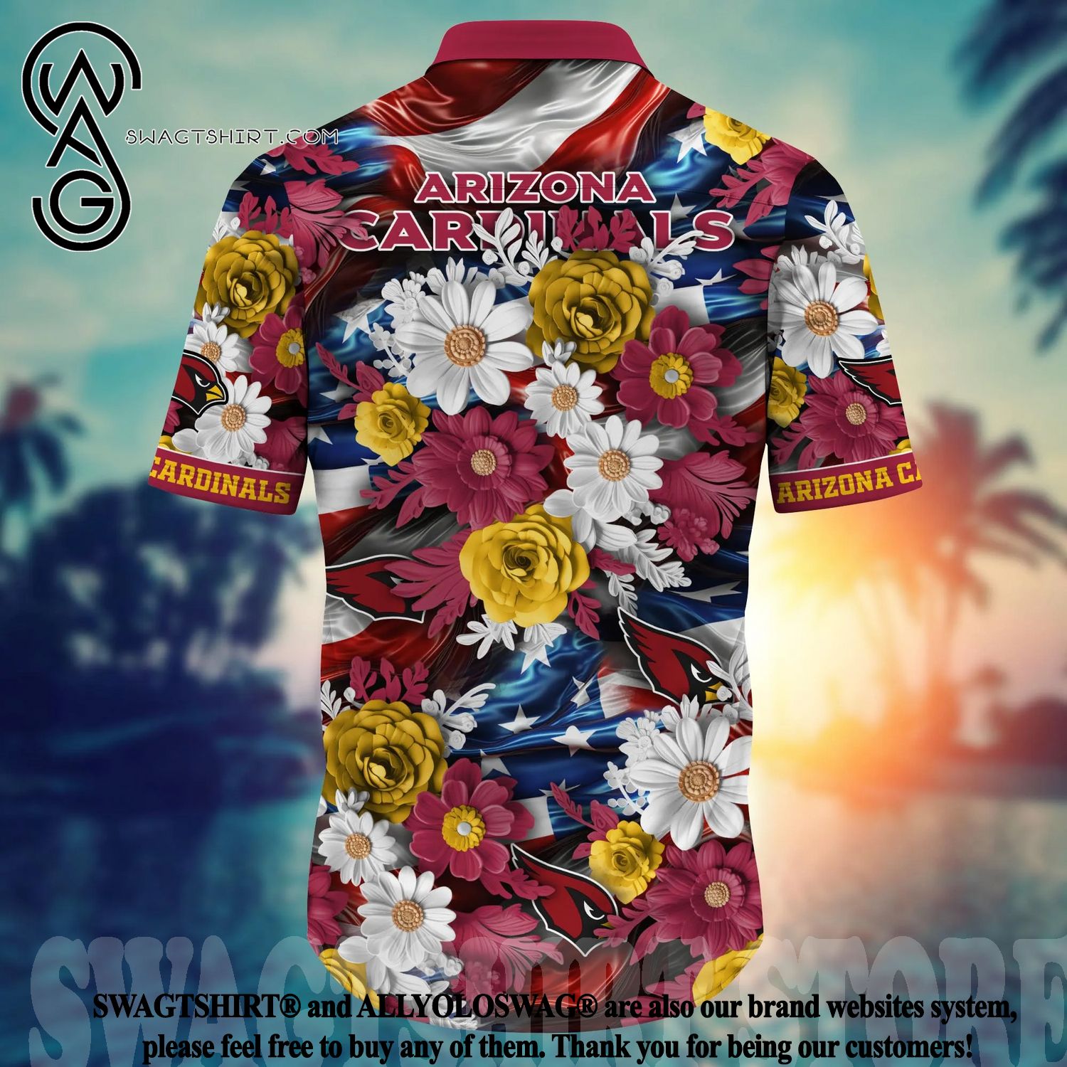 Arizona Cardinals NFL Hawaiian Shirt Independence Day Best Gift For Special  Day